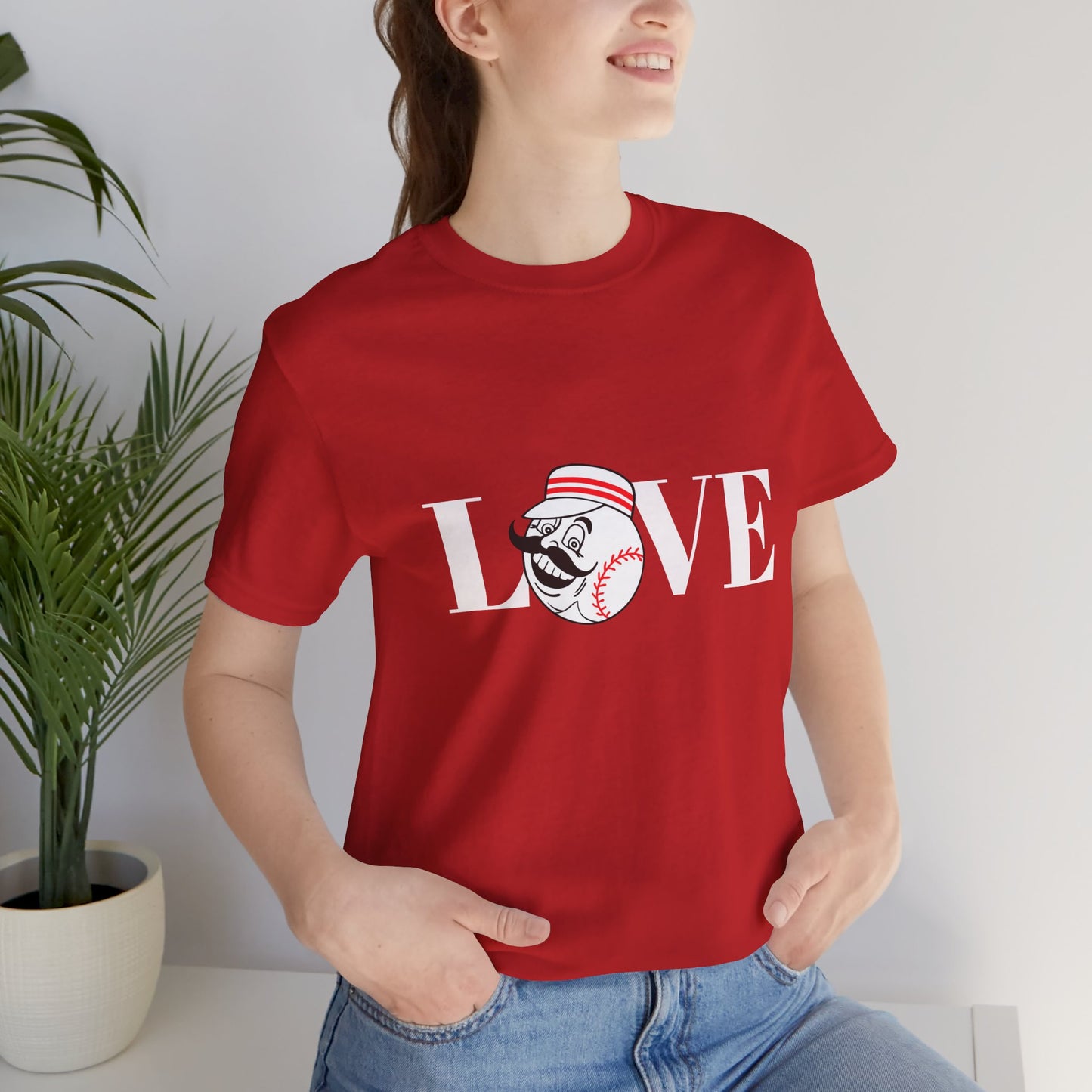 Love Baseball Unisex Jersey Tee