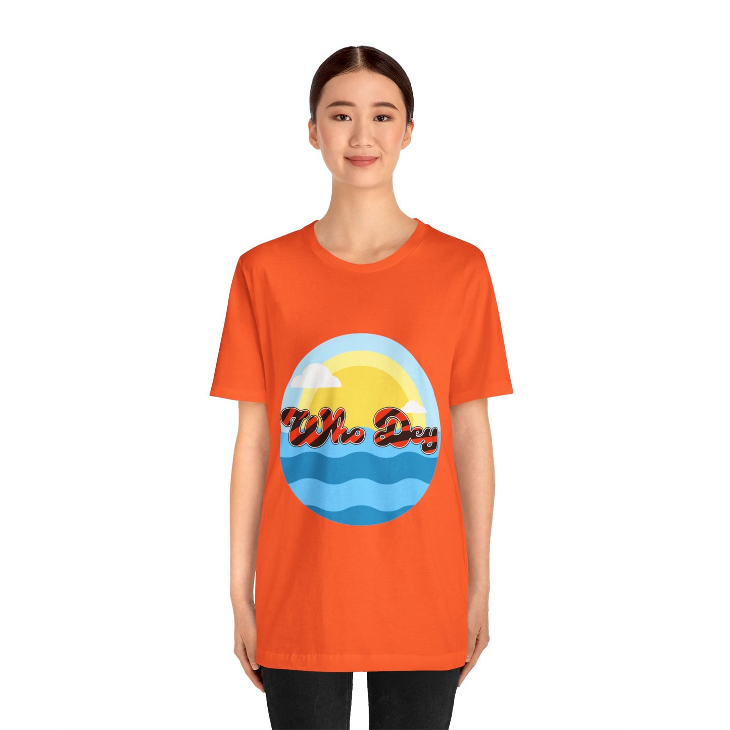 Who Dey Vibes Unisex Jersey Short Sleeve Tee