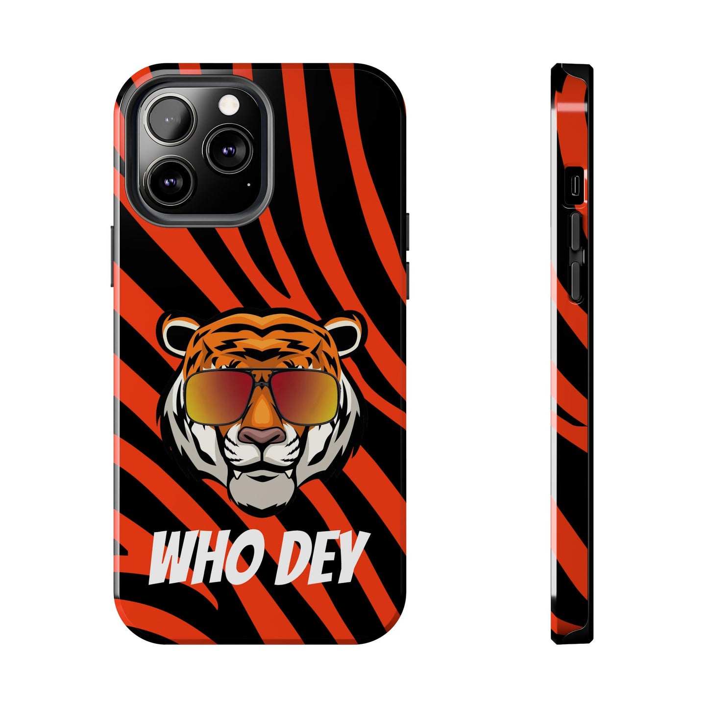 Who Dey Tiger Tough Phone Case