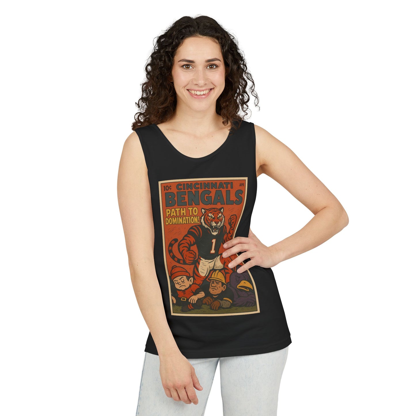 Cincinnati Bengals Vintage Tank Top - Path to Domination Unisex Sleeveless Tee