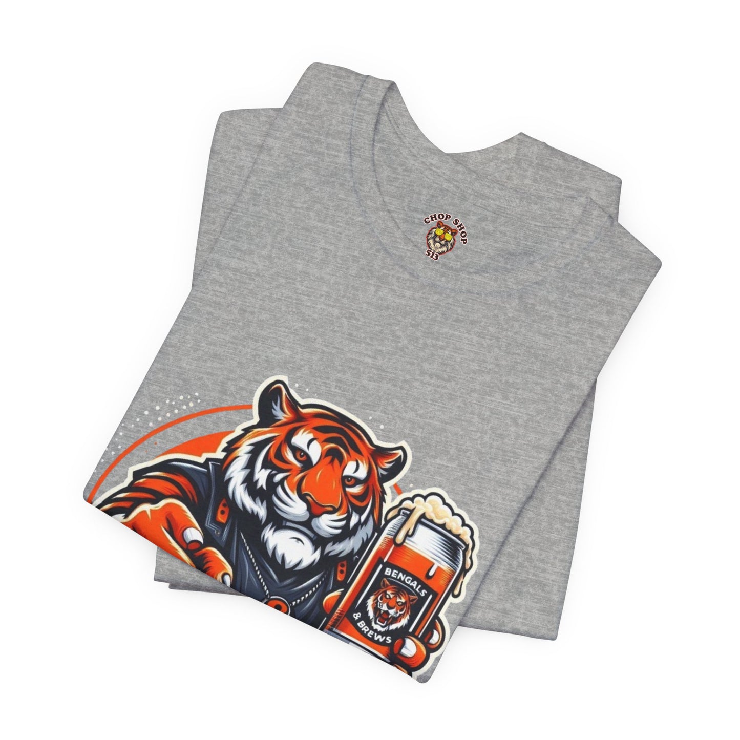 Bengals and Brews Tee Unisex Jersey Short Sleeve Tee