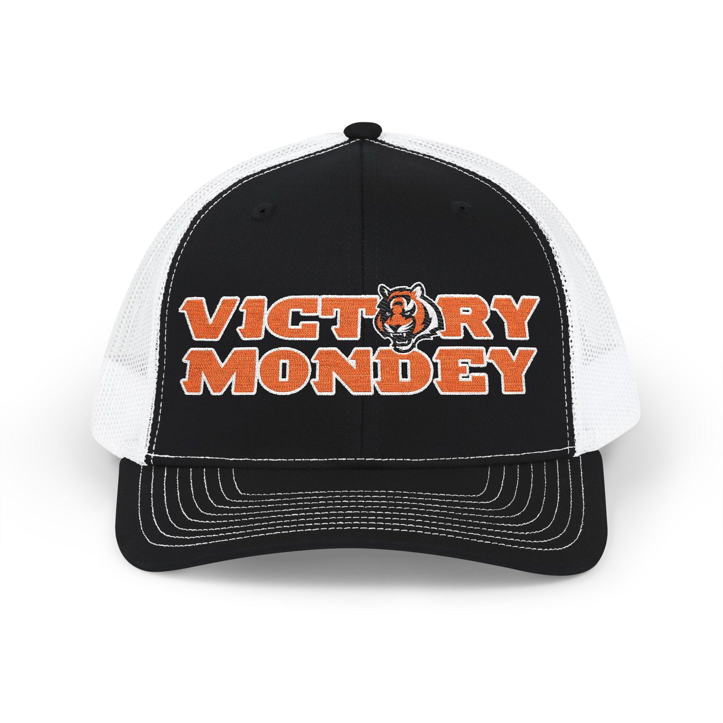 Victory MonDey Snapback Trucker Cap - Embroidered Sports Hat