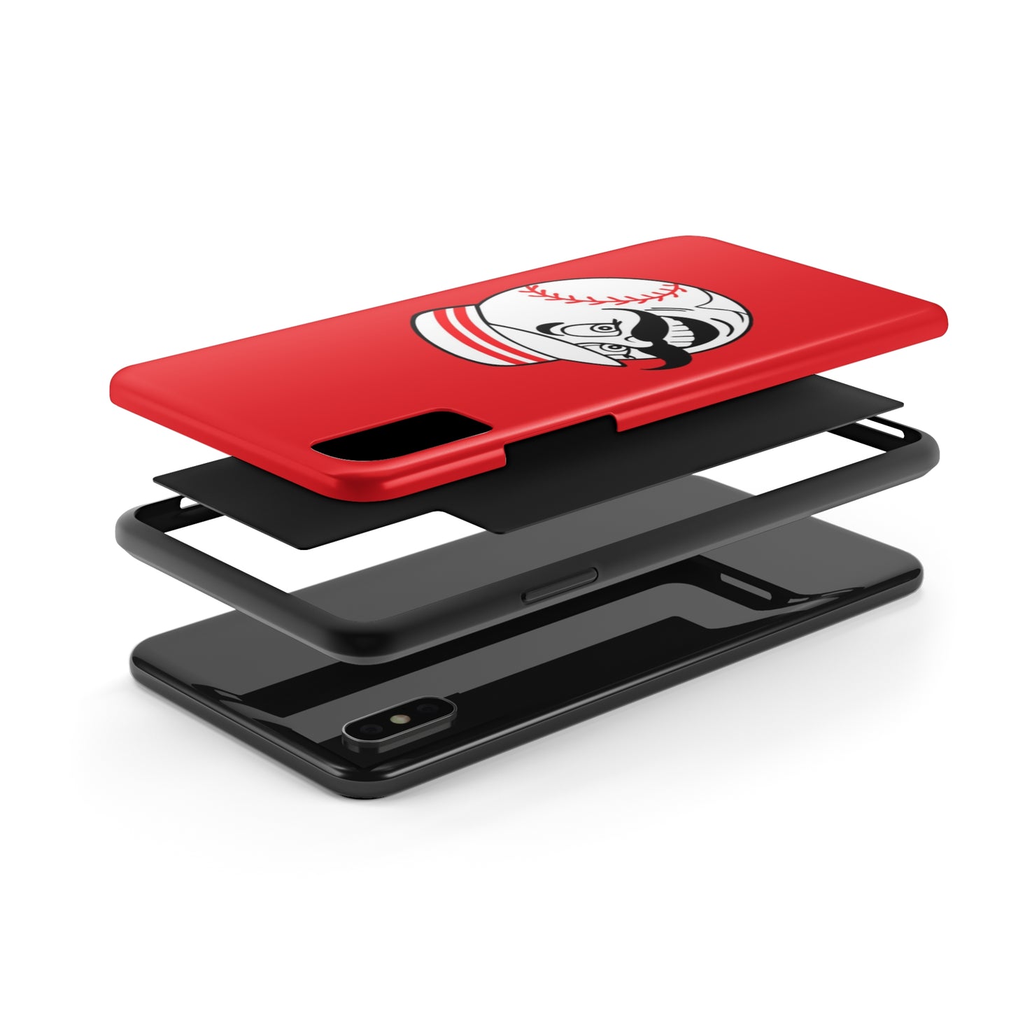 BaseBall Head Tough Phone Cases