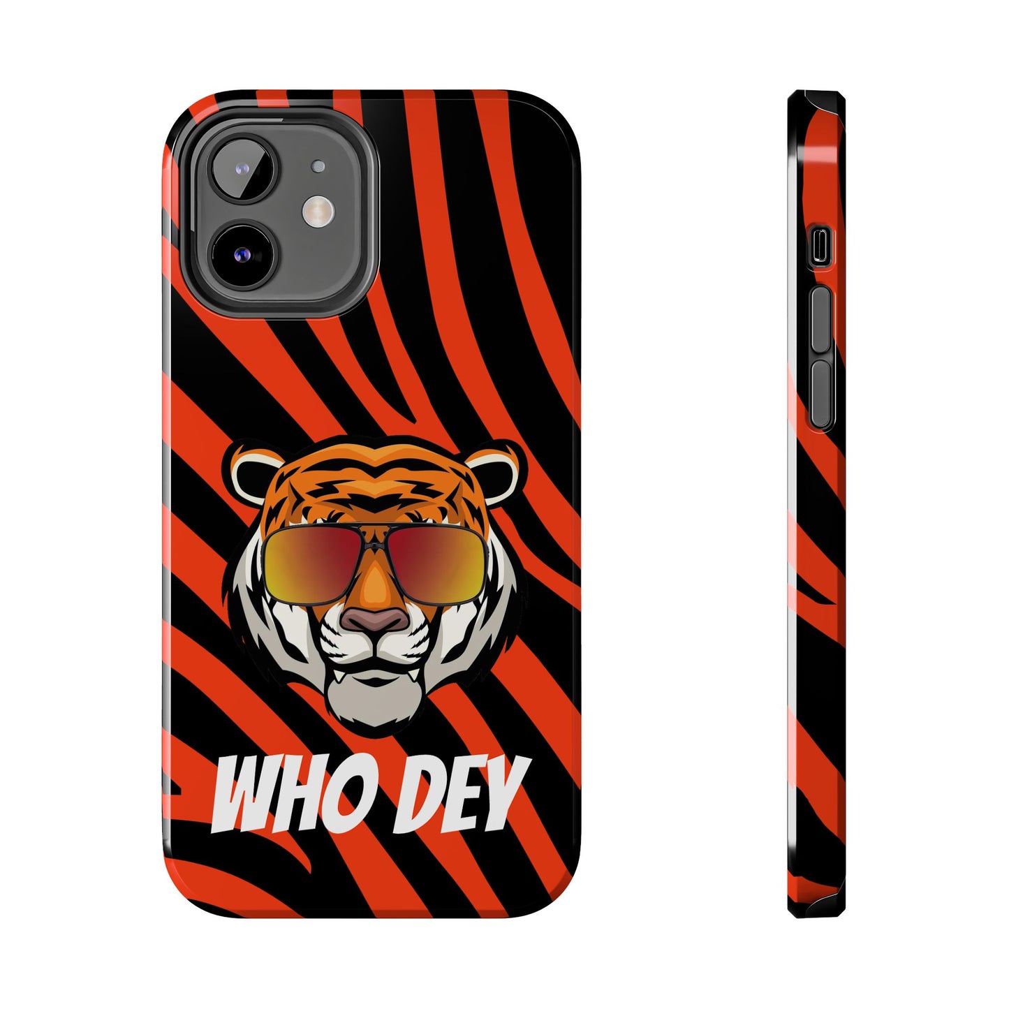 Who Dey Tiger Tough Phone Case