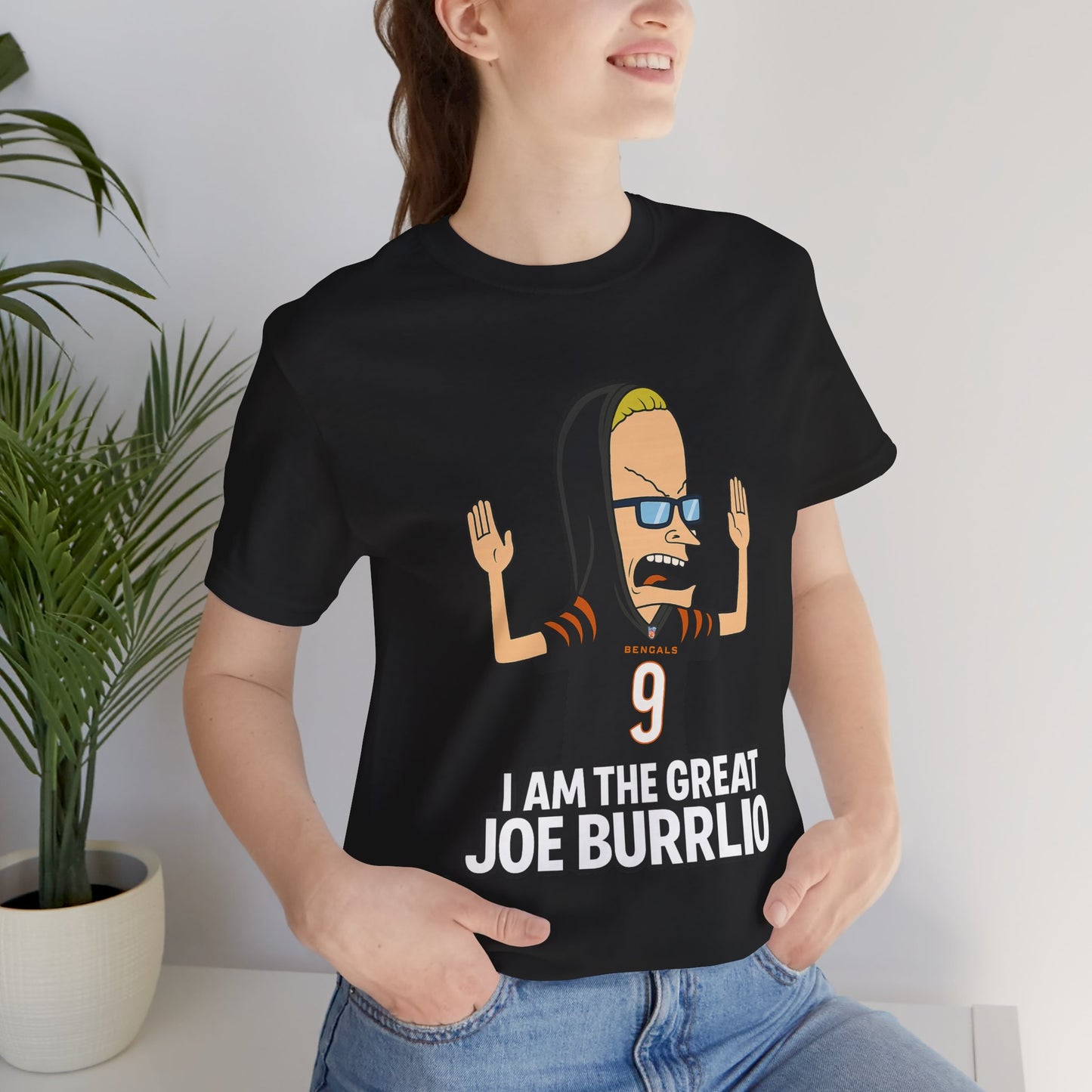 I Am The Great Joe Burrrlio Unisex Jersey Tee, Funny Graphic Tee, Sports Fan Apparel, Gift for Him, Casual Wear, Screen Print Shirt
