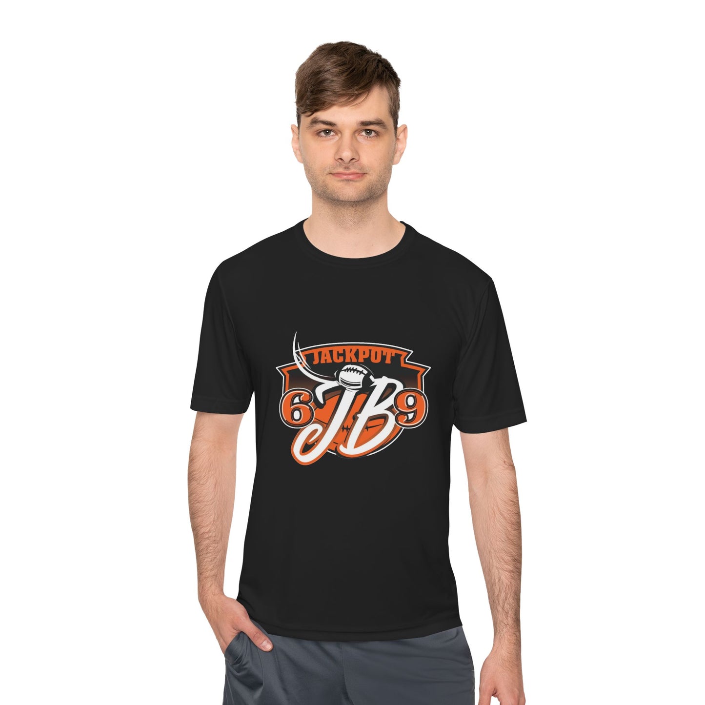 Moisture Wicking JackPot Joey/Jake 6/9 Tee, Fitness Shirt, Sportswear, Gym Top, Summer Workout Shirt