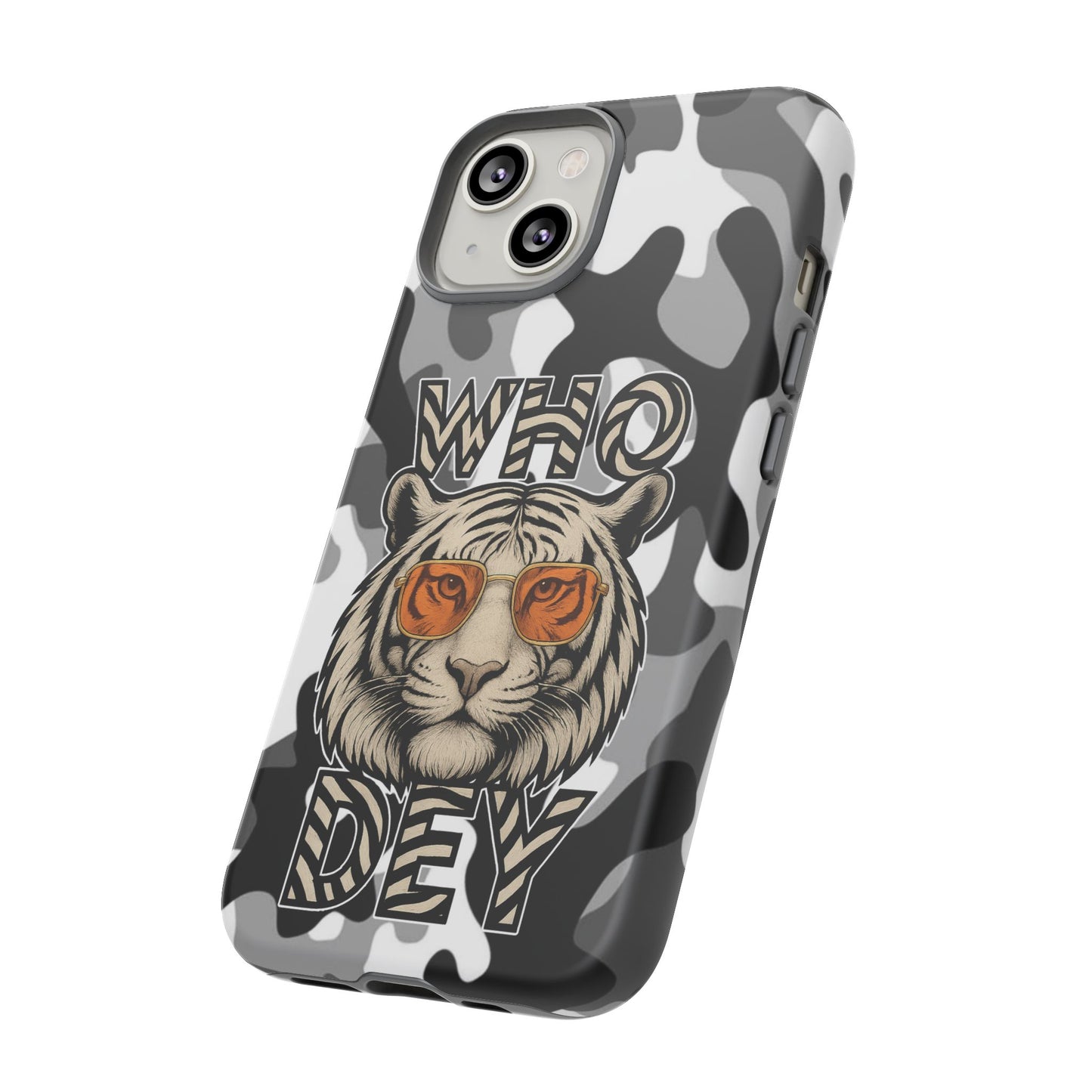WhiteOut Tiger Phone Case for iPhone
