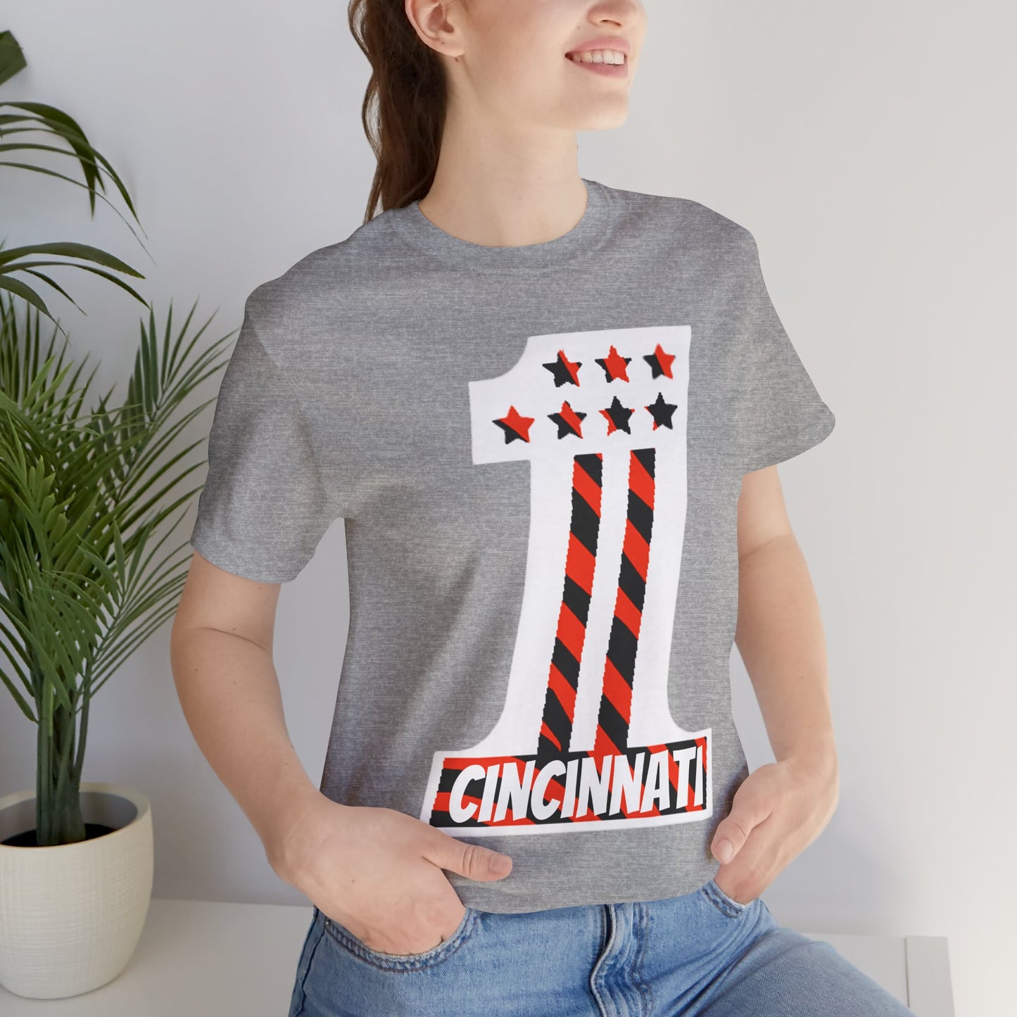 Cincinnati #1 Unisex Jersey Short Sleeve Tee