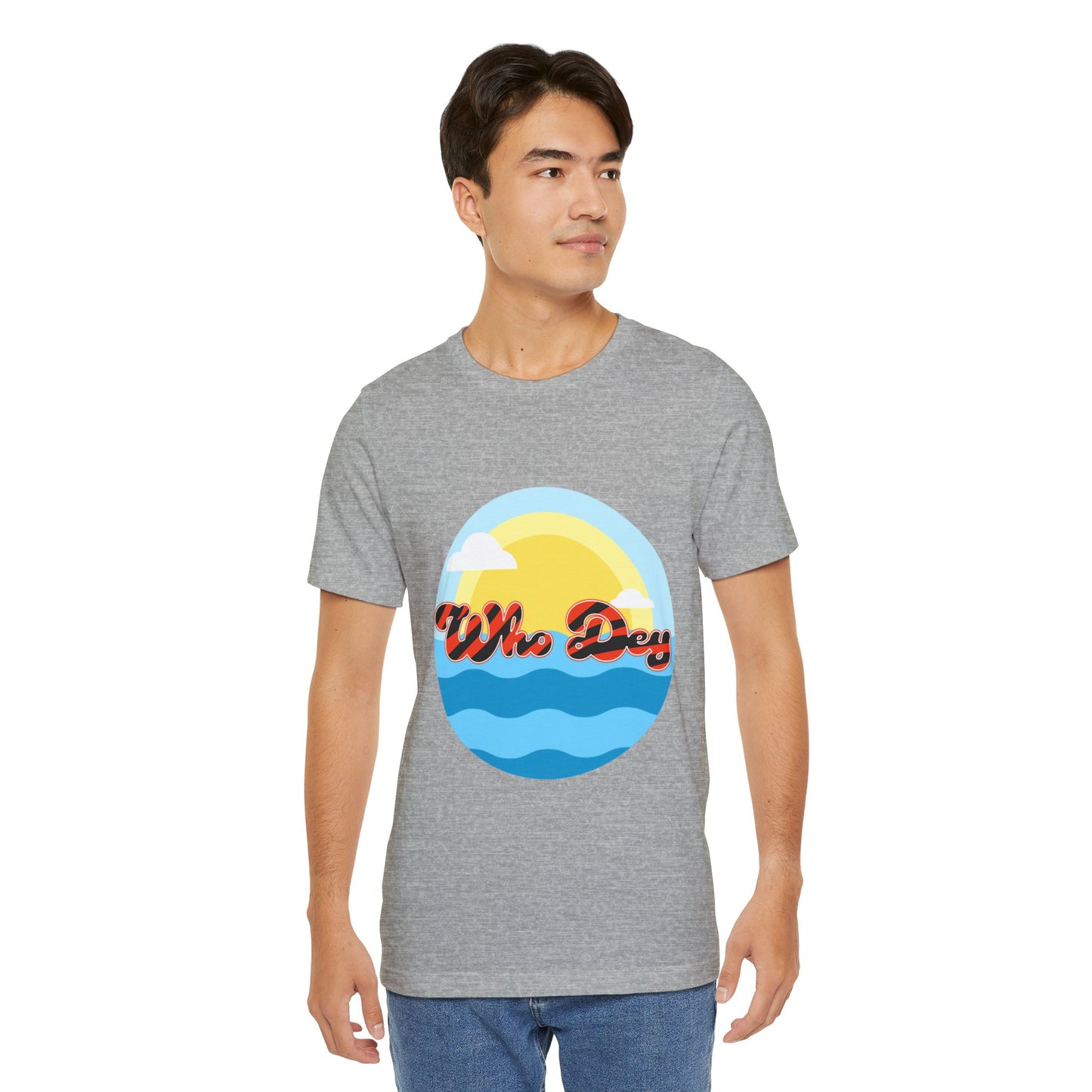 Who Dey Vibes Unisex Jersey Short Sleeve Tee
