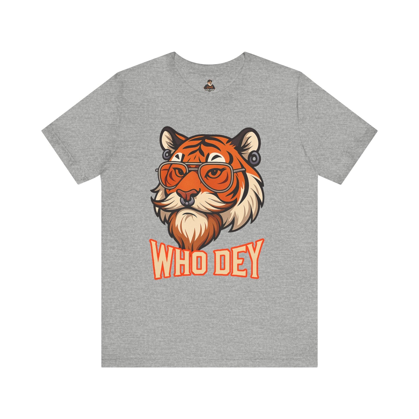 WhoDey Tiger Graphic Tee - Unisex Jersey Tee