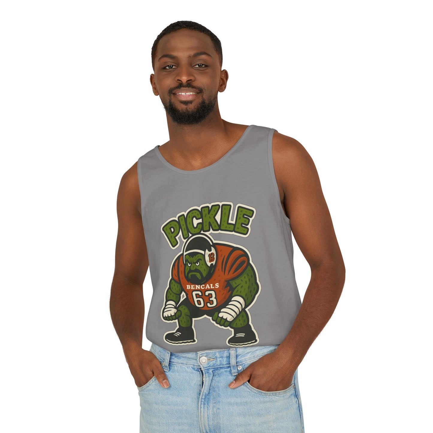 Pickle Fairchild Football Tank Top, Unisex Sports Apparel, Summer Workout Shirt, Game Day Gear, Funny Graphic Top