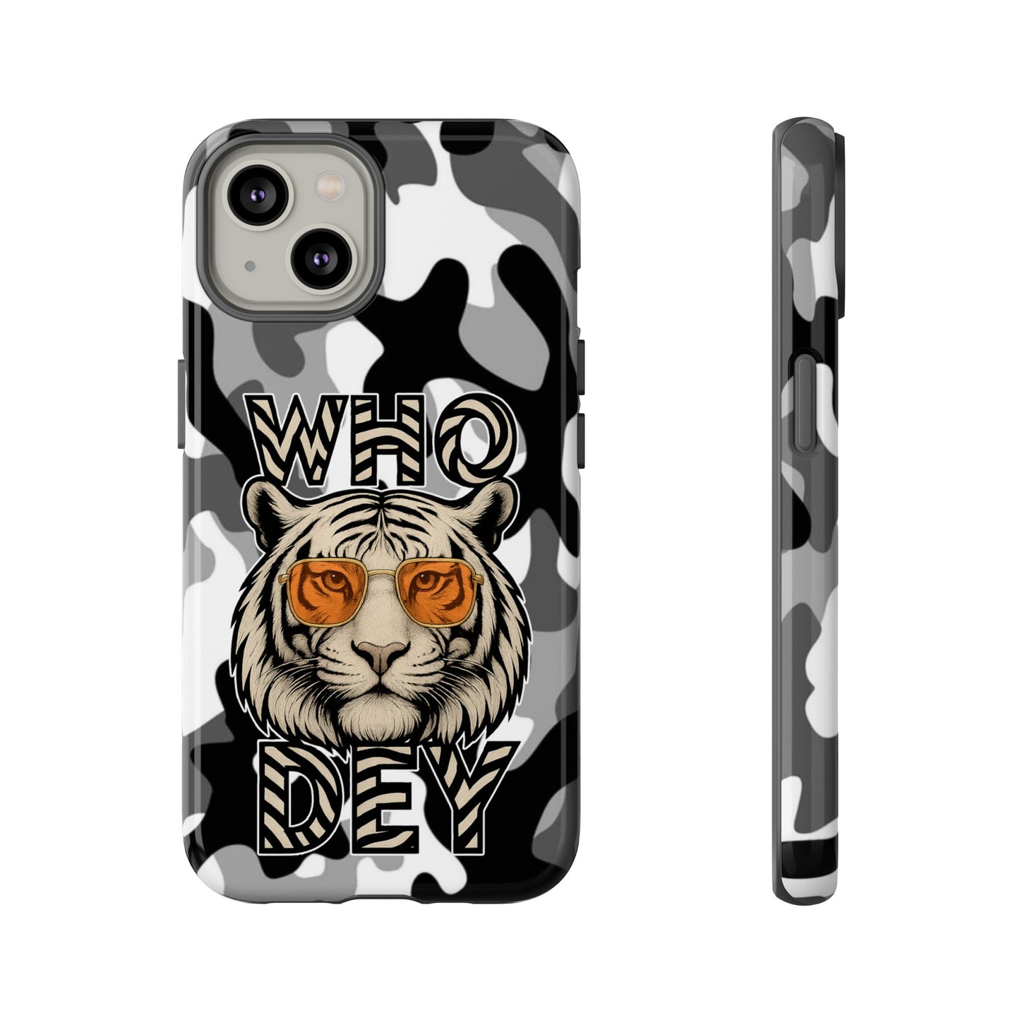 WhiteOut Tiger Phone Case for iPhone