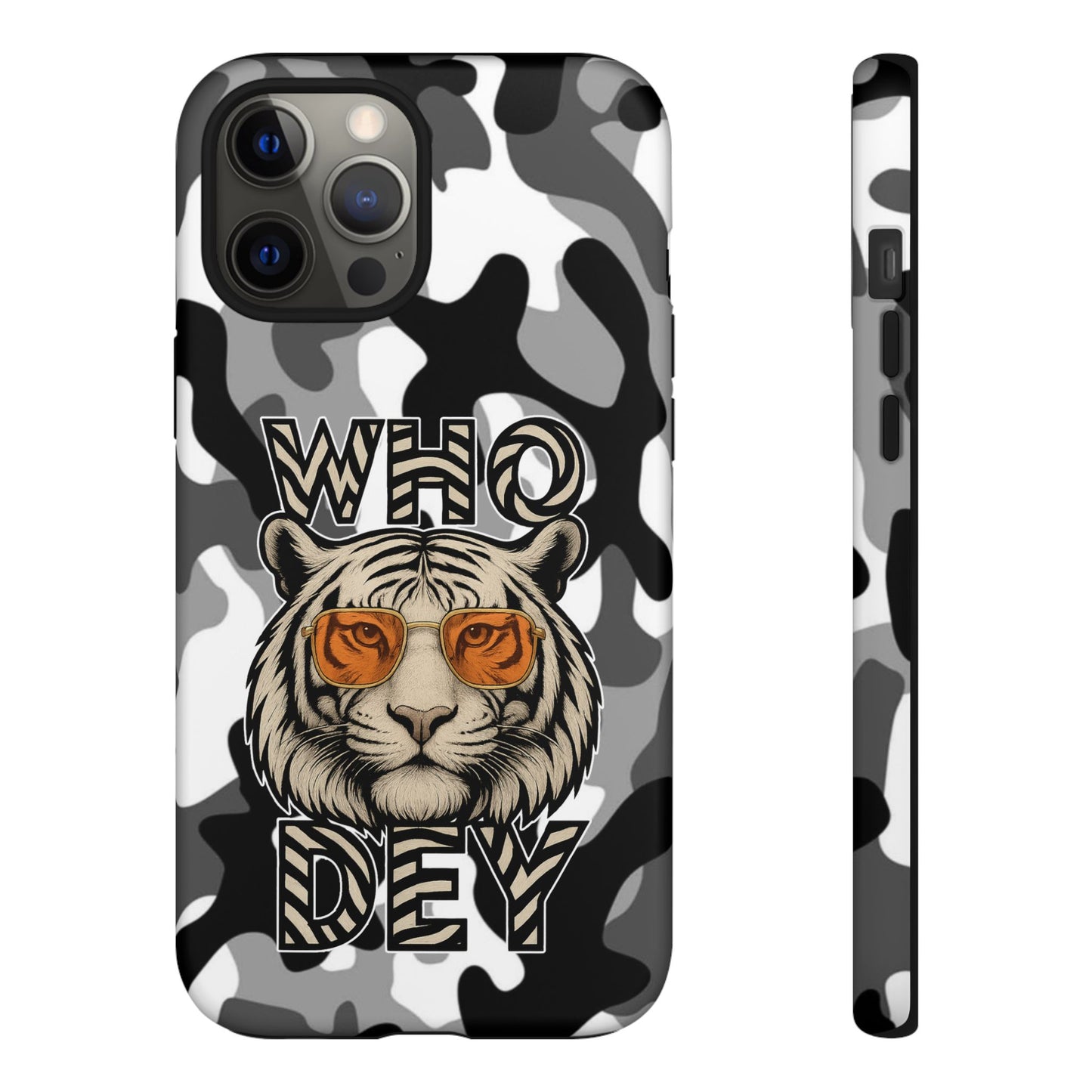 WhiteOut Tiger Phone Case for iPhone