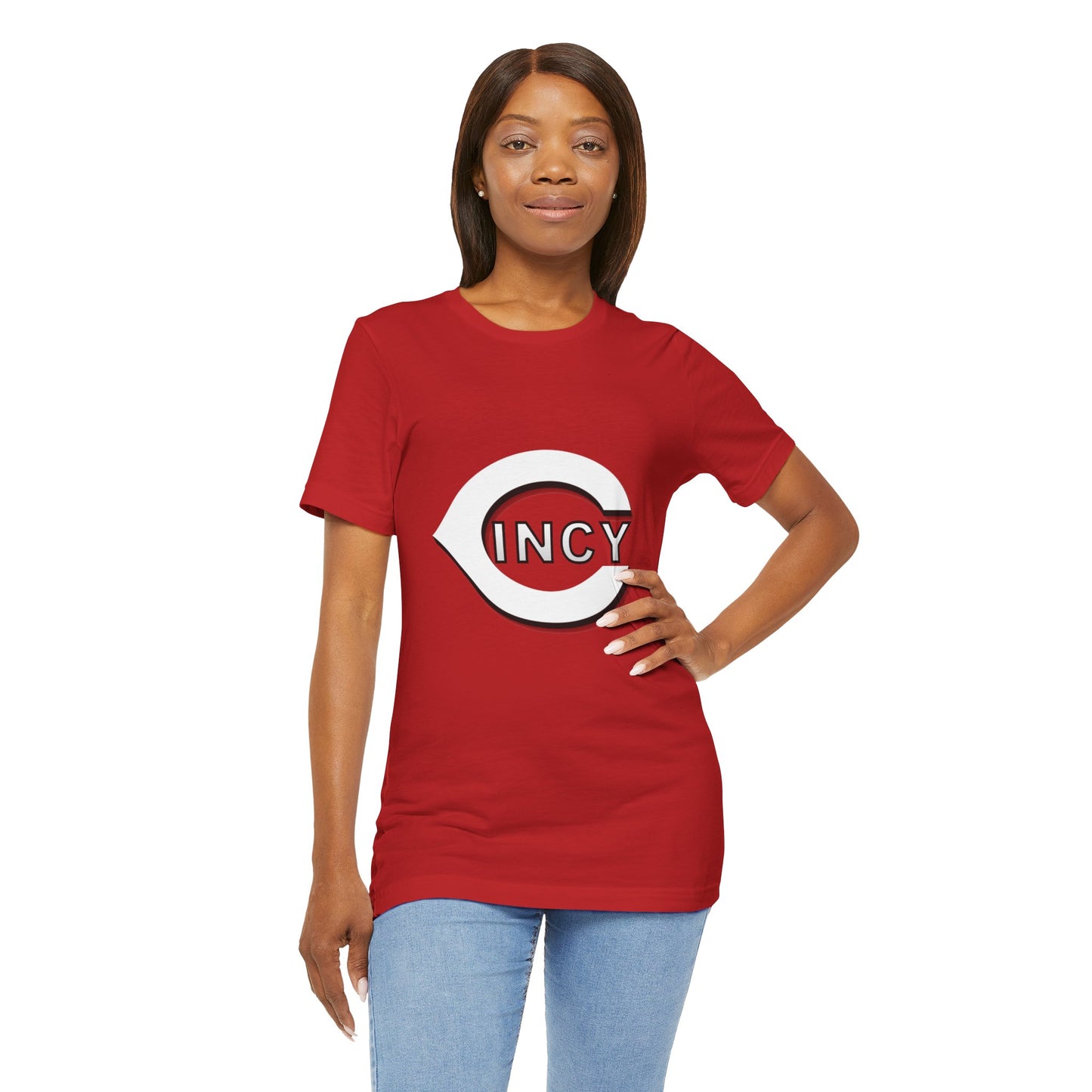 CINCY (Reds) Unisex Jersey Short Sleeve Tee