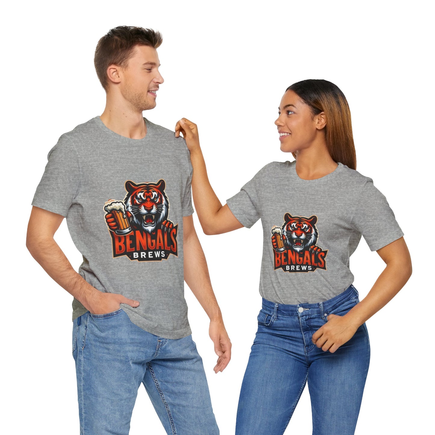 Bengals and Brews Tee Unisex Jersey Short Sleeve Tee