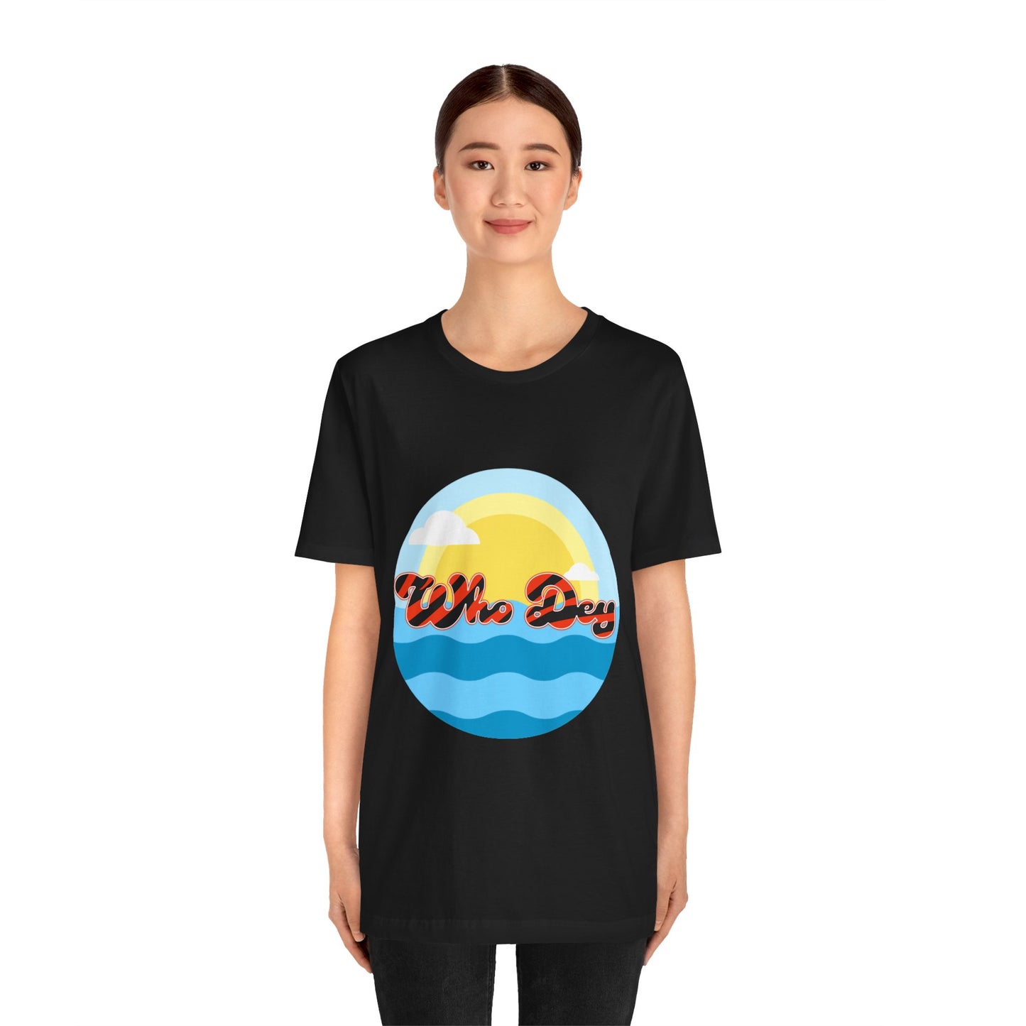 Who Dey Vibes Unisex Jersey Short Sleeve Tee