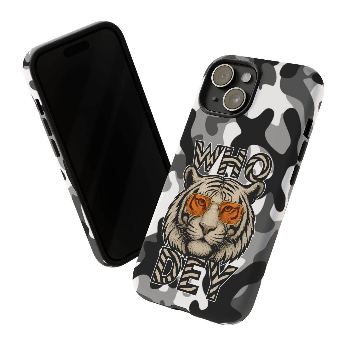 WhiteOut Tiger Phone Case for iPhone