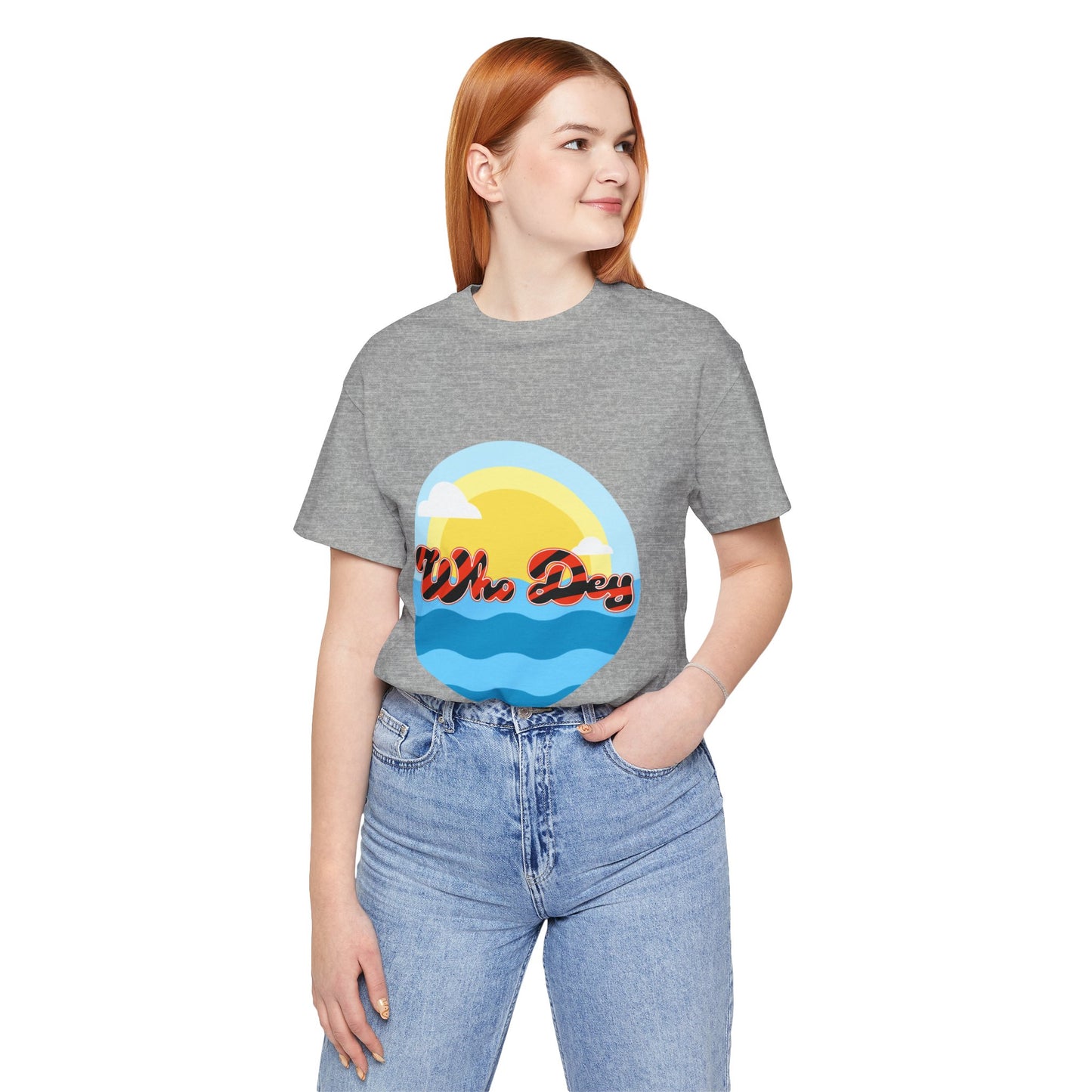 Who Dey Vibes Unisex Jersey Short Sleeve Tee