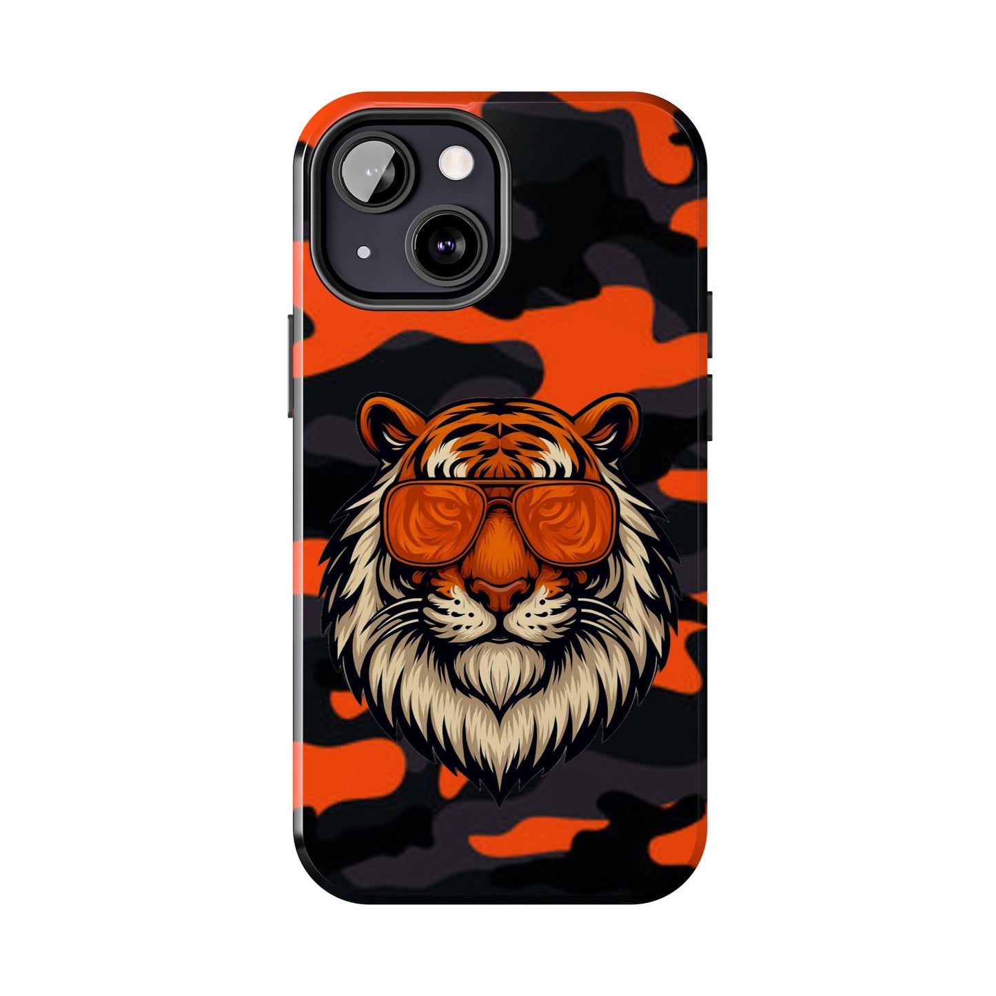 Seeing life through the orange tints Tiger Tough Phone Cases