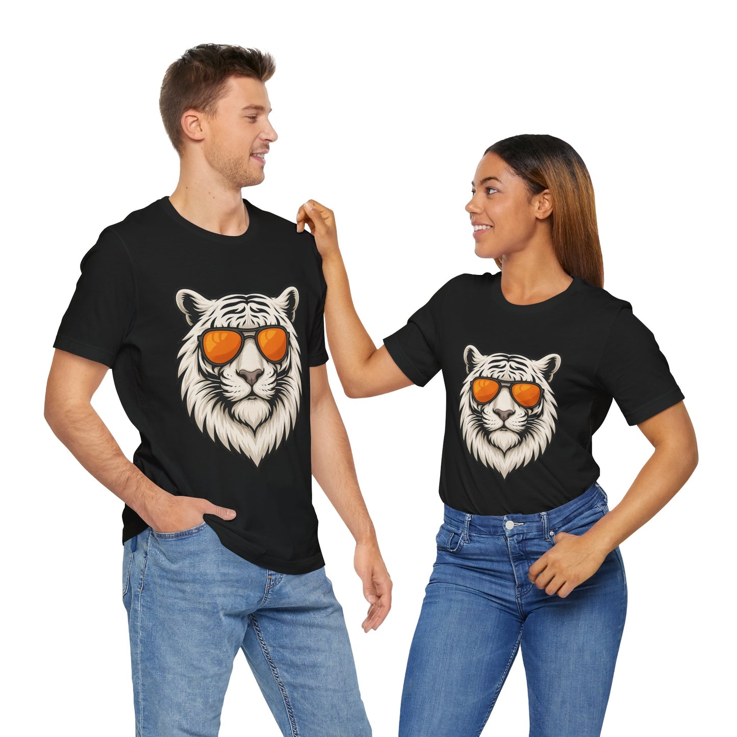 Cool Tiger Orange Sunglasses Tee