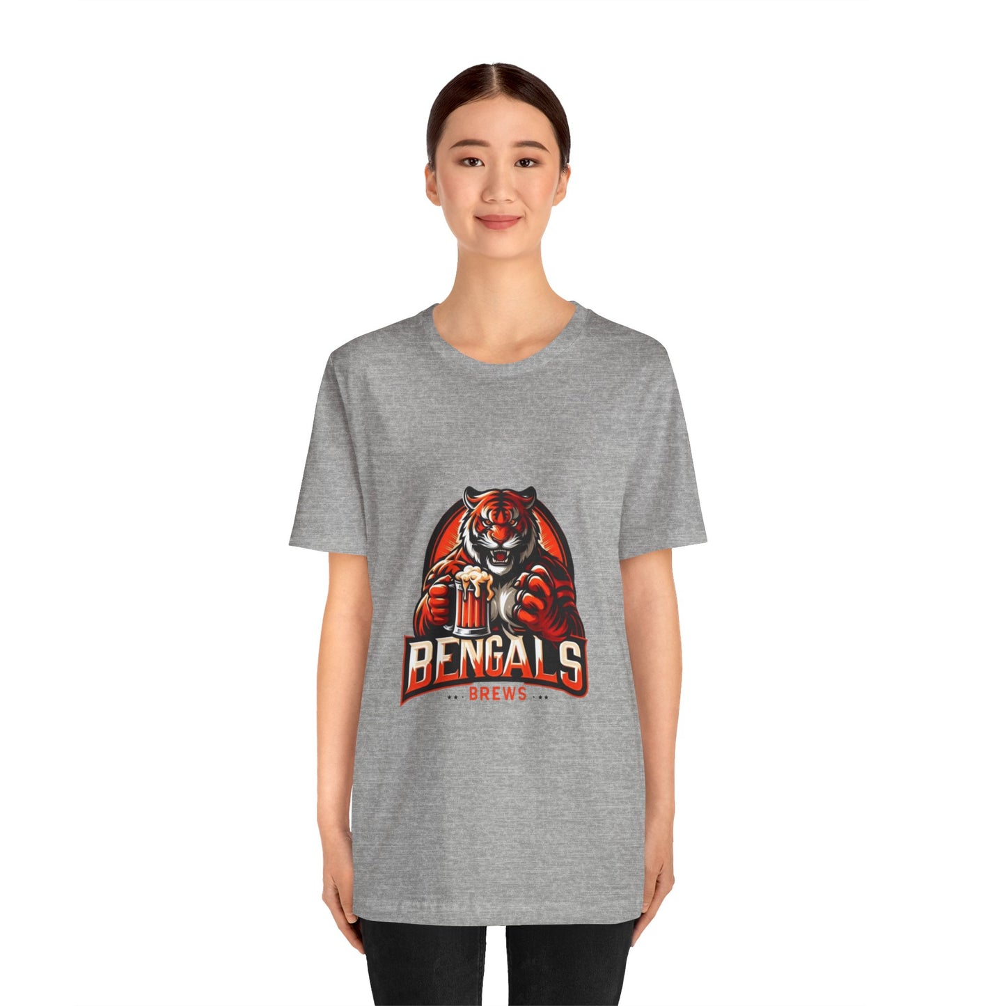 Bengals and Brews Tee Unisex Jersey Short Sleeve Tee
