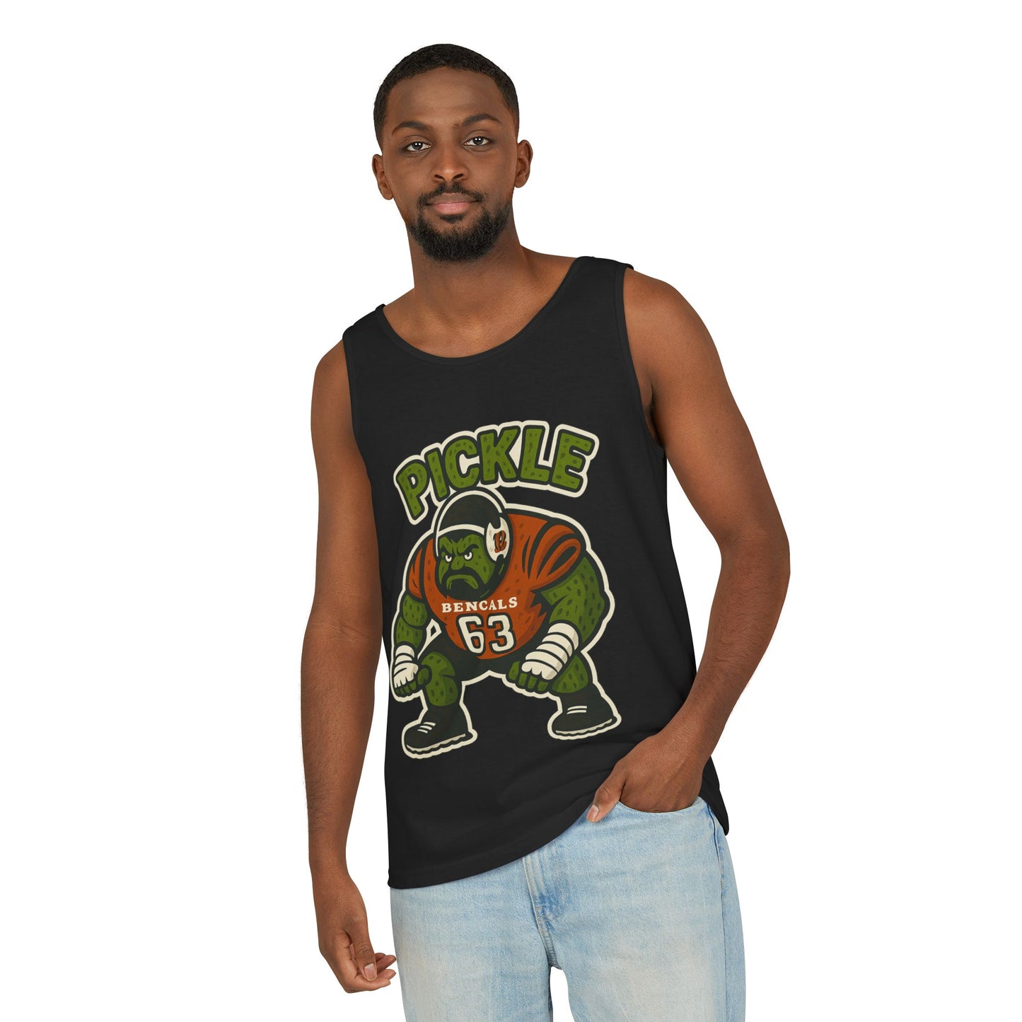 Pickle Fairchild Football Tank Top, Unisex Sports Apparel, Summer Workout Shirt, Game Day Gear, Funny Graphic Top