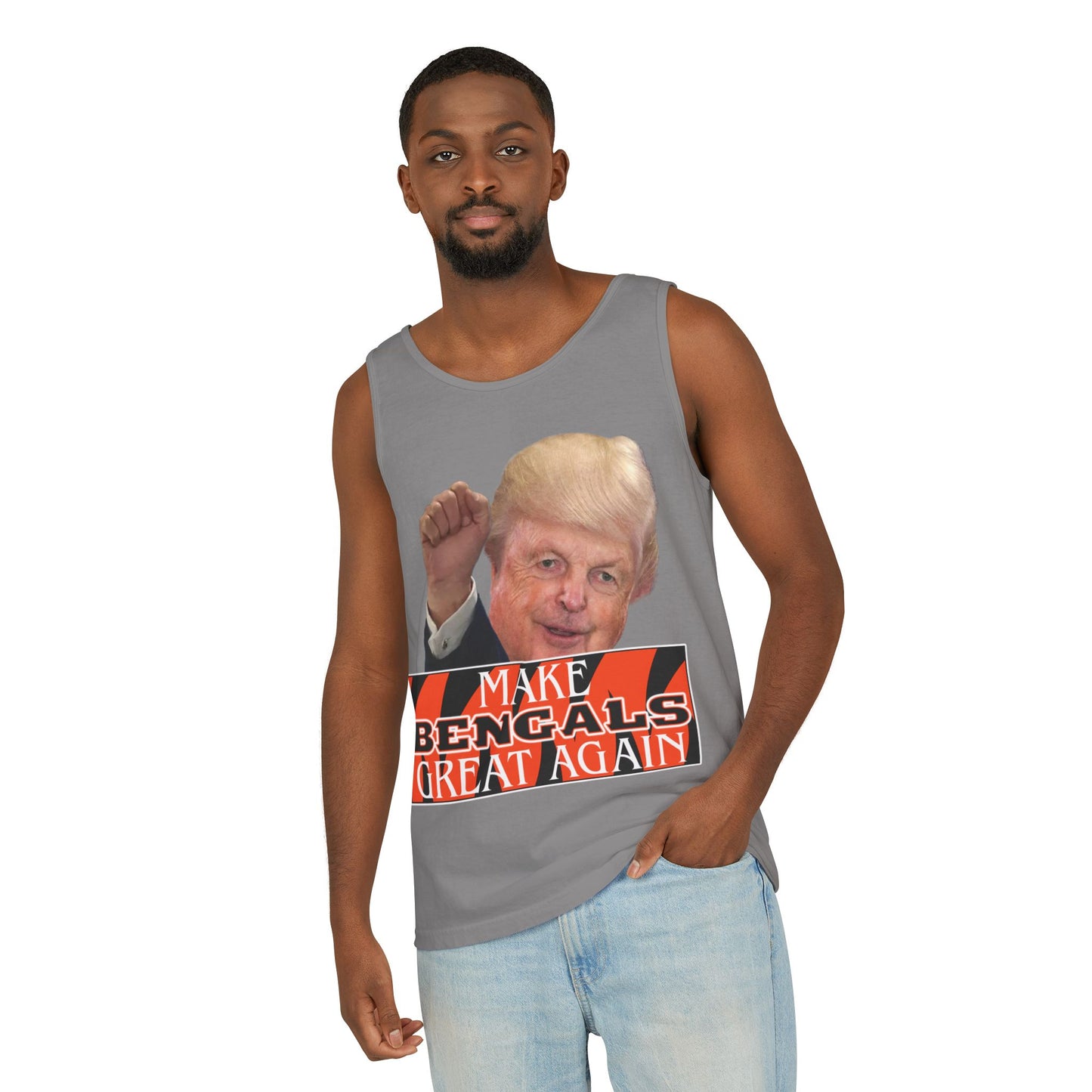 Make Bengals Great Again Tank Top - Unisex Summer Wear, Gift for Sports Fans, Casual Wear, Celebration Attire