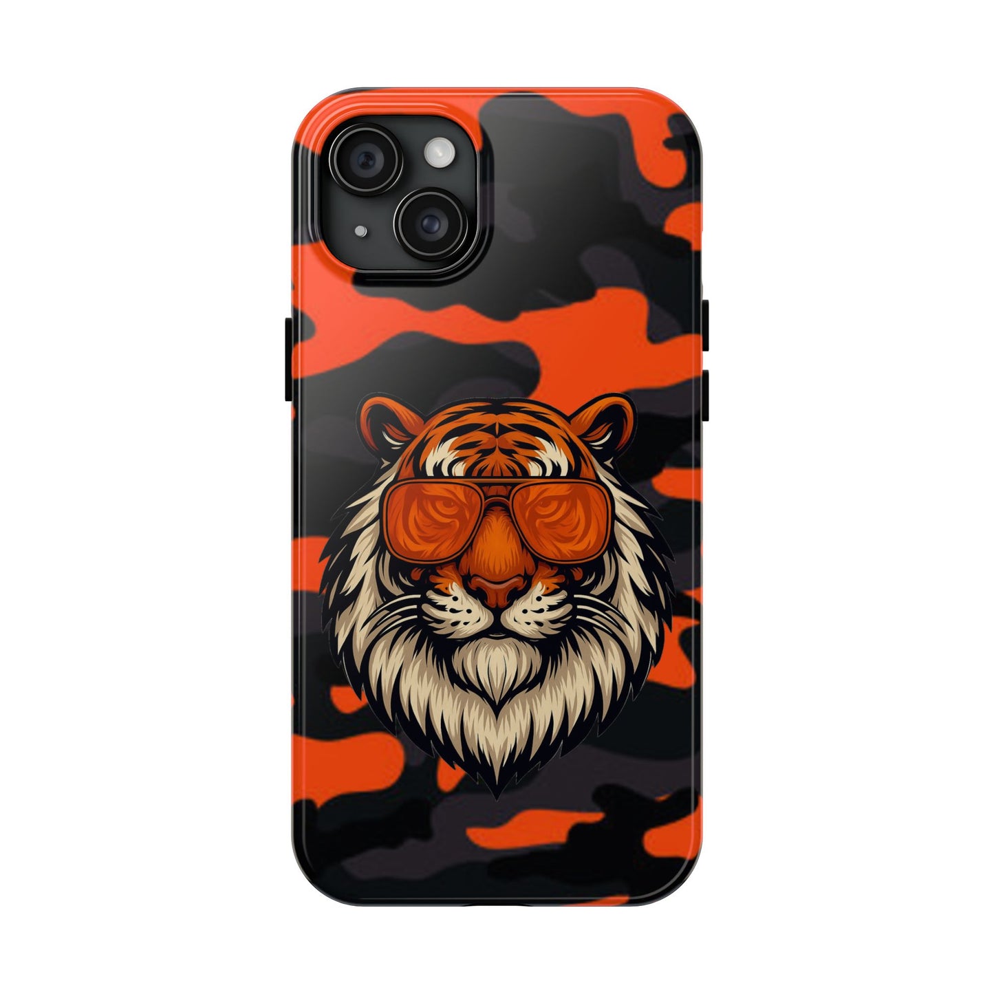 Seeing life through the orange tints Tiger Tough Phone Cases