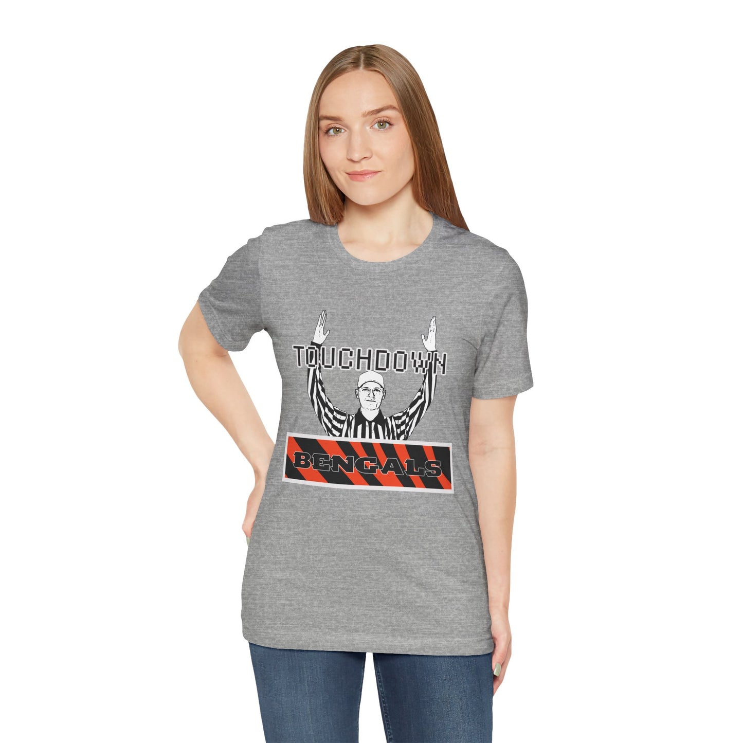 TouchDown Bengals Unisex Jersey Short Sleeve Tee