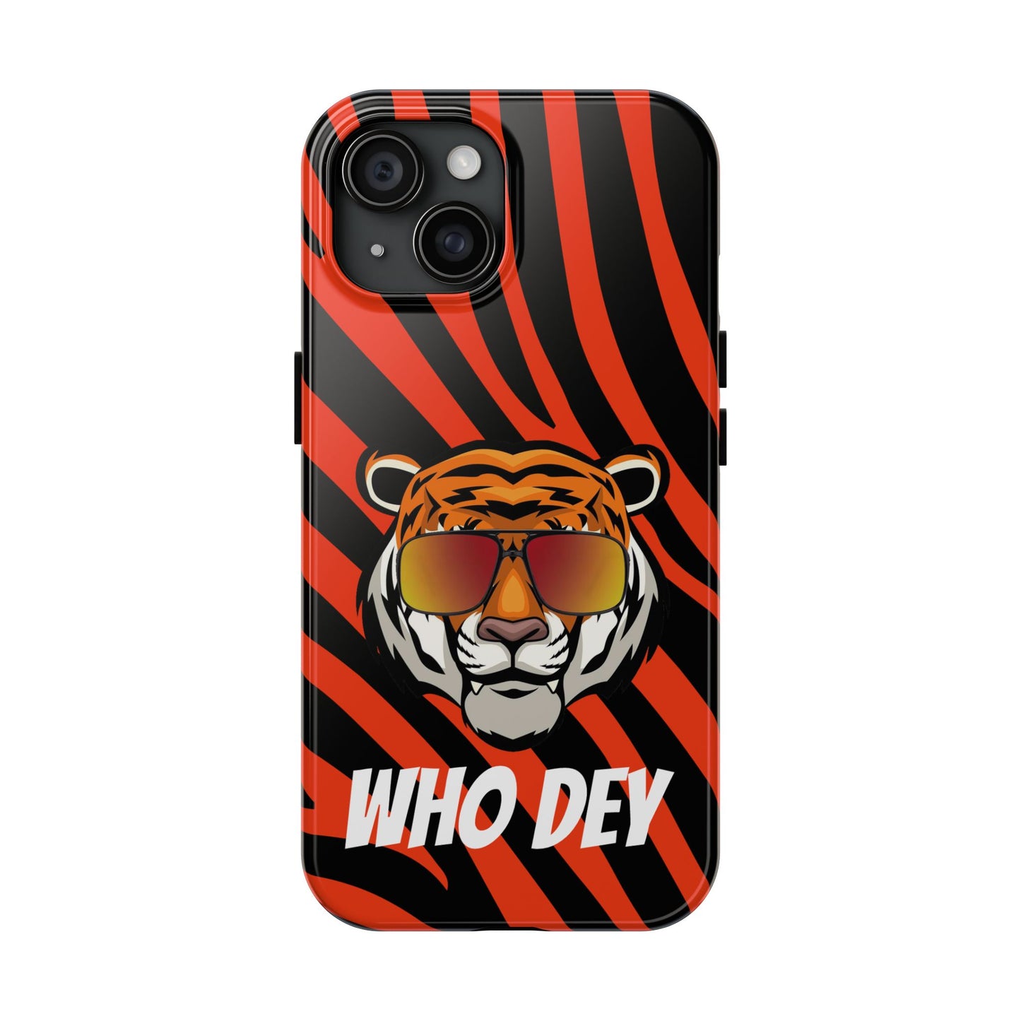 Who Dey Tiger Tough Phone Case