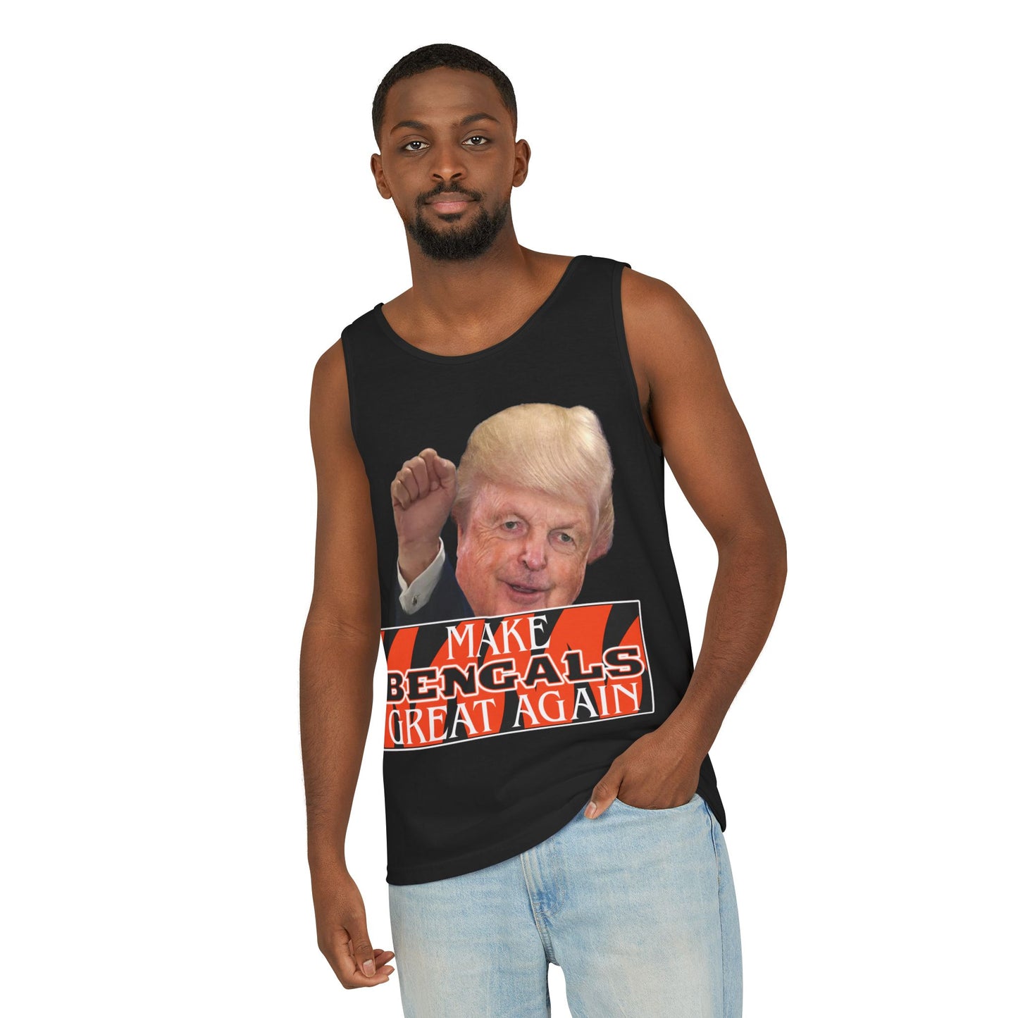 Make Bengals Great Again Tank Top - Unisex Summer Wear, Gift for Sports Fans, Casual Wear, Celebration Attire