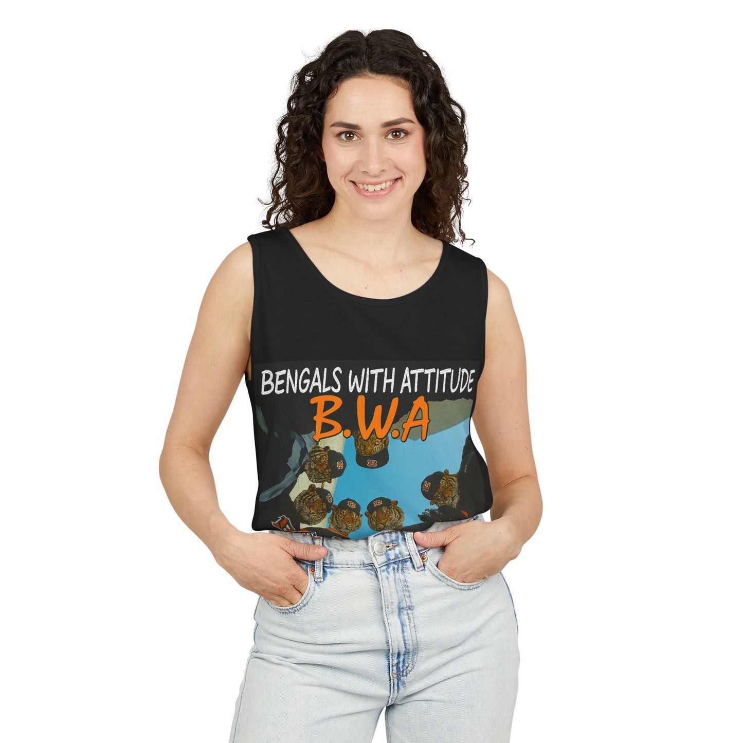 Tank Top Shirt Suns Out Guns Out Unisex Garment-Dyed
