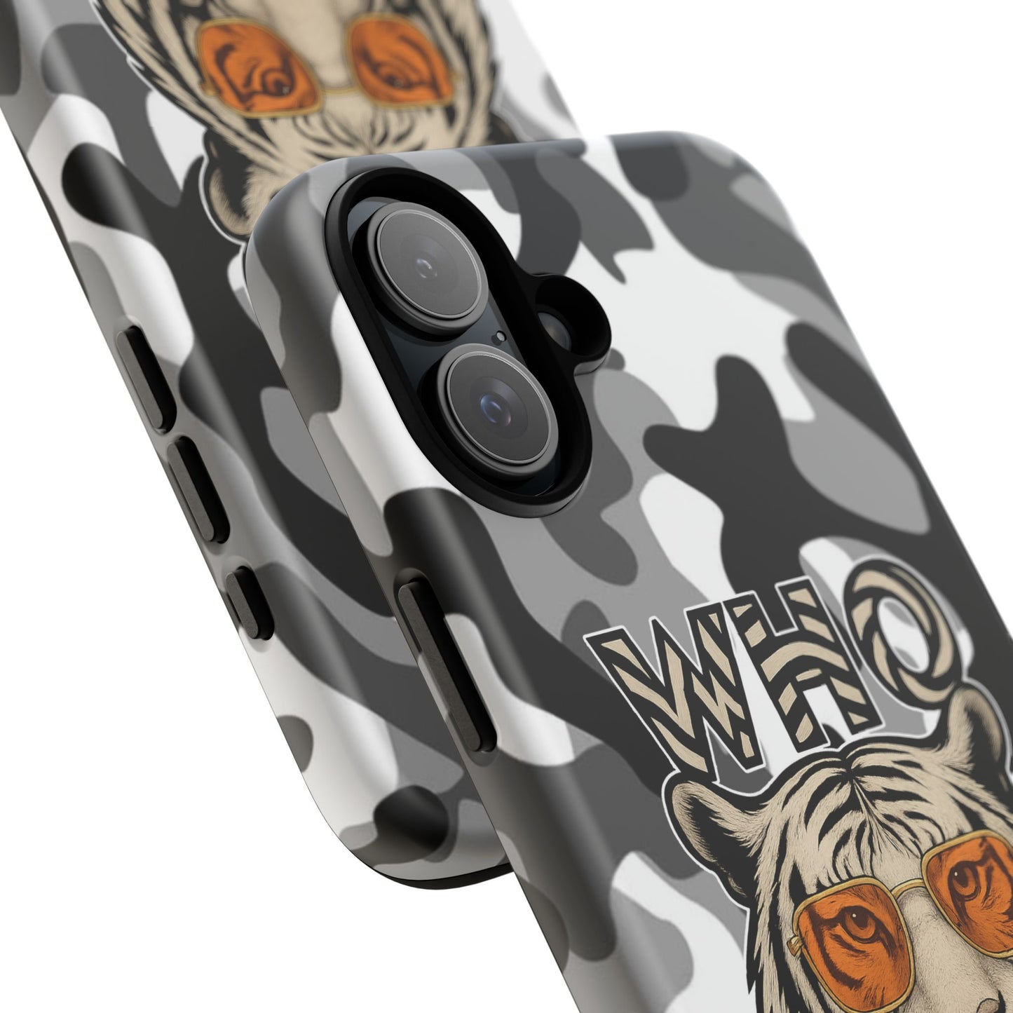 WhiteOut Tiger Phone Case for iPhone