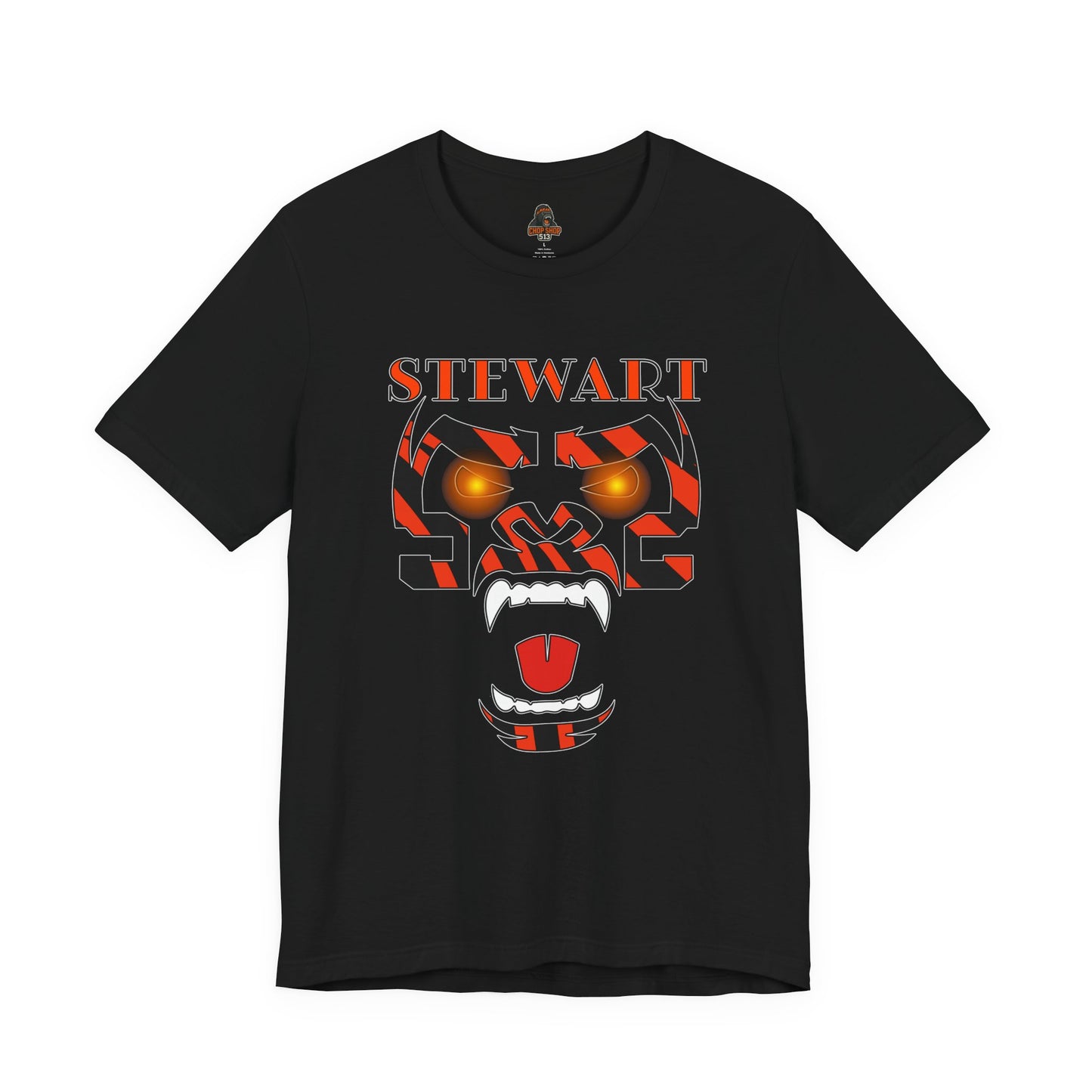 STEWART Fierce Gorilla WhoDey Design Graphic Tee - '