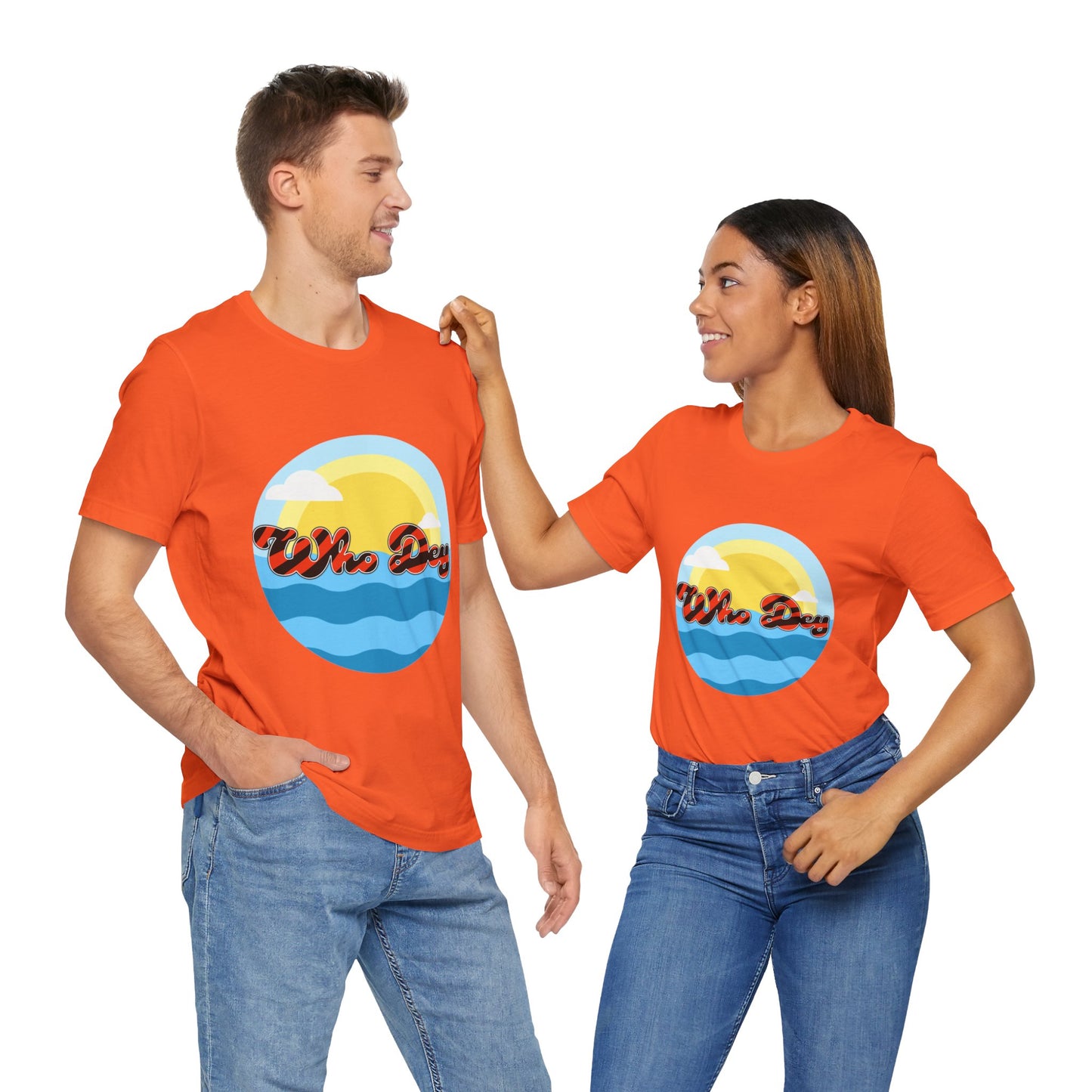 Who Dey Vibes Unisex Jersey Short Sleeve Tee