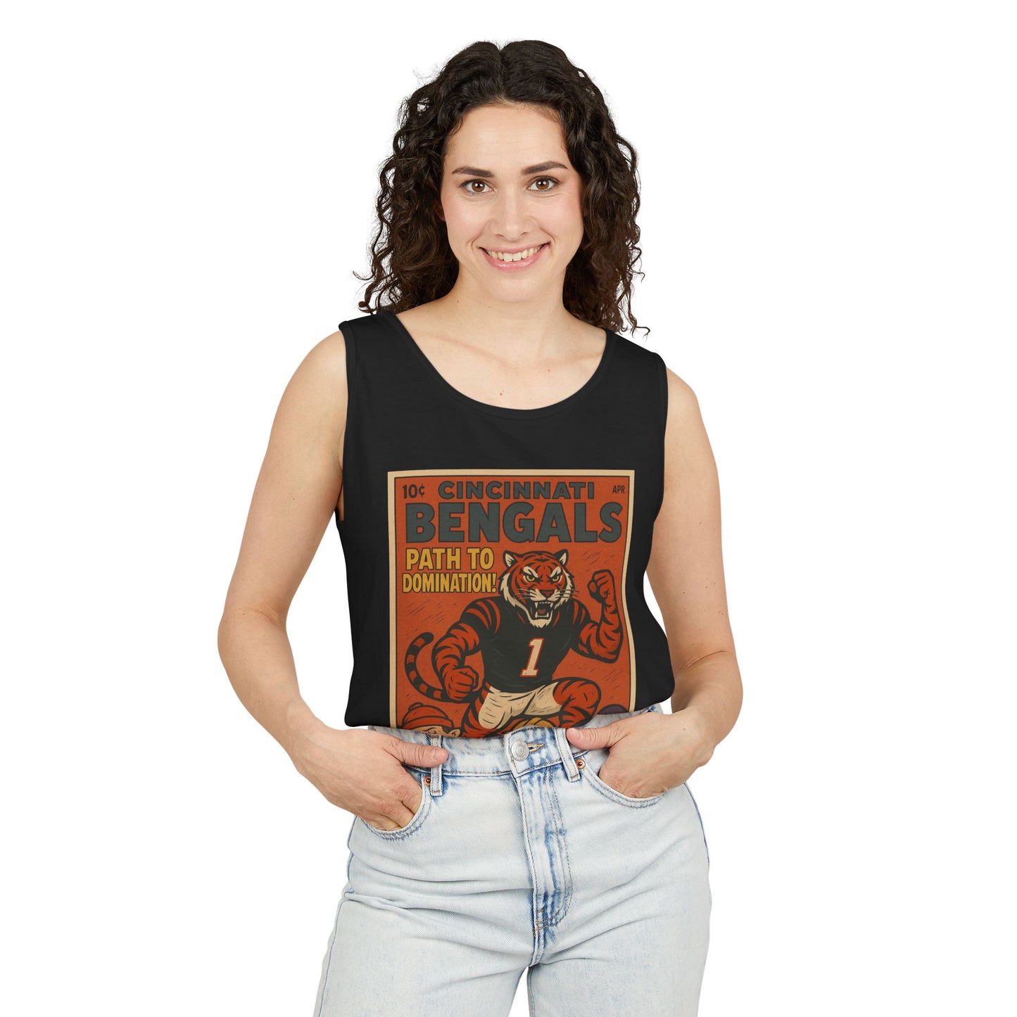 Cincinnati Bengals Vintage Tank Top - Path to Domination Unisex Sleeveless Tee