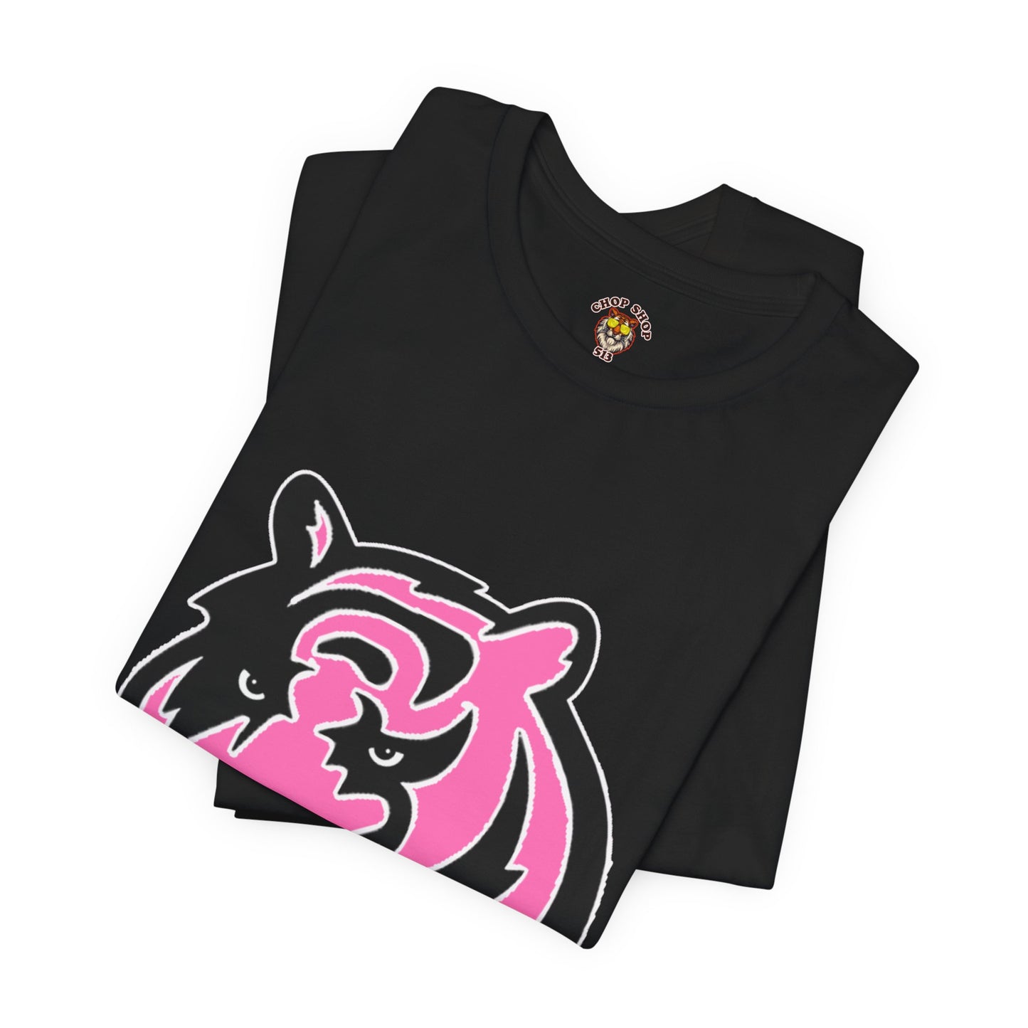 Pink Bengal Breast Cancer Awareness Spirit Unisex Jersey Short Sleeve Tee