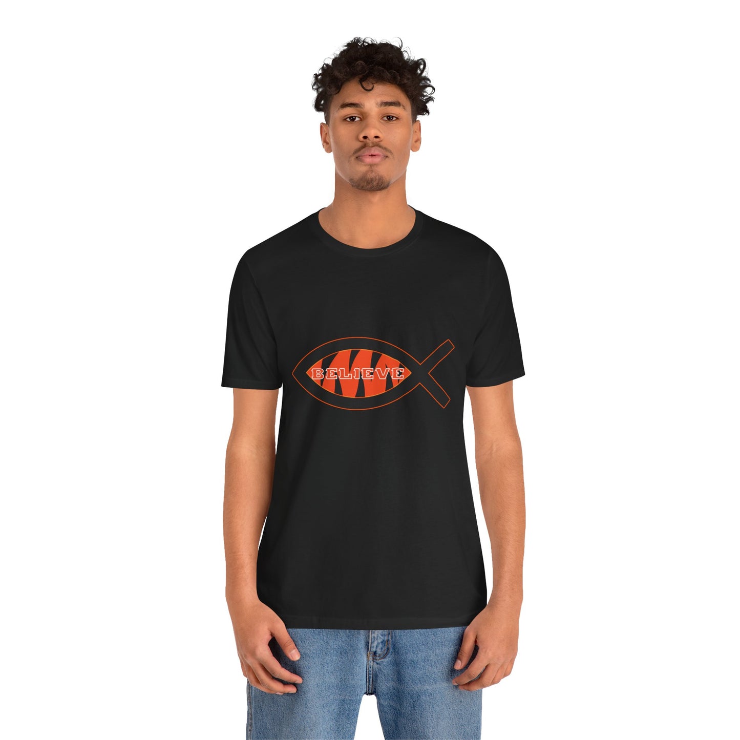 Believe in Bengals Unisex Jersey Short Sleeve Tee