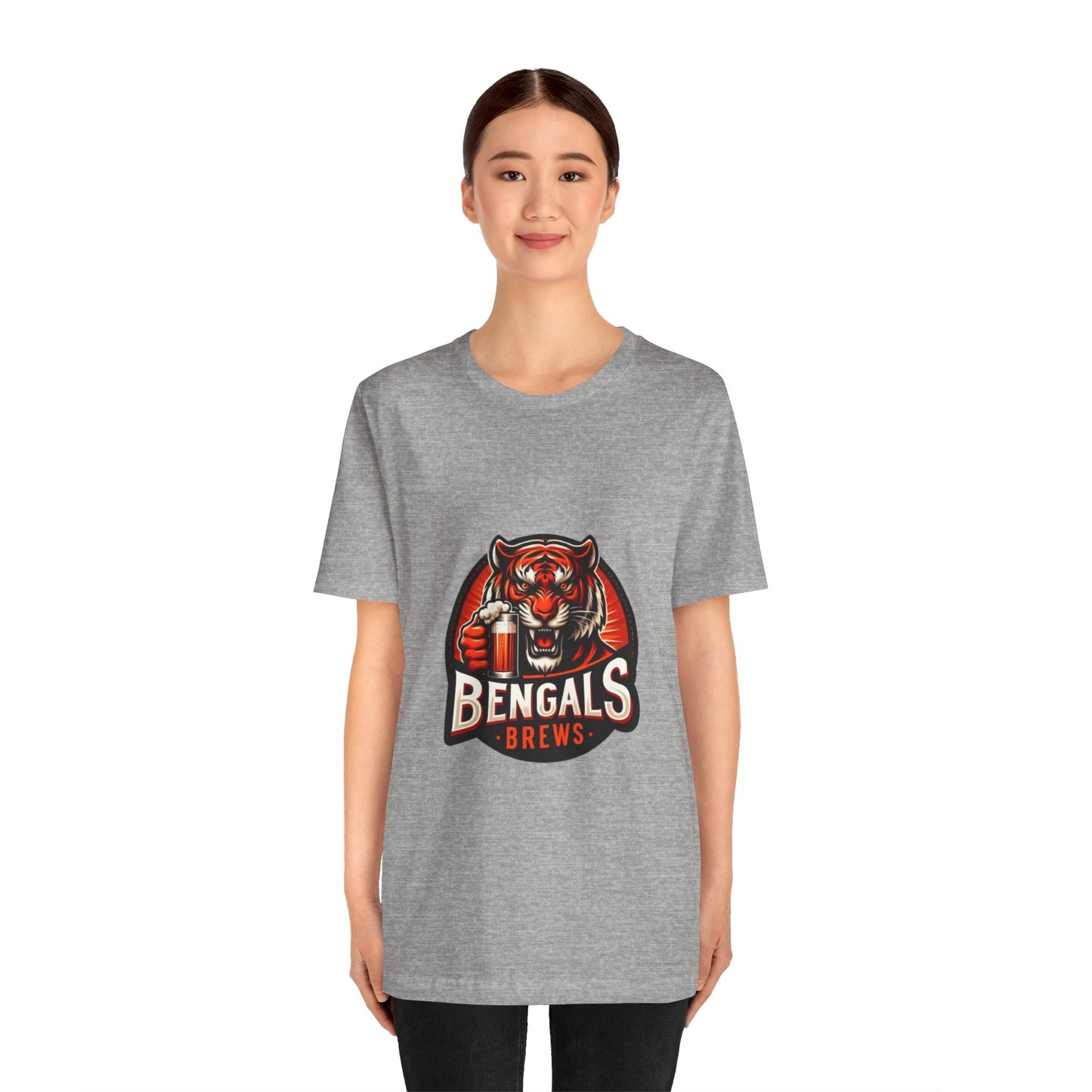 Bengals and Brews Tee Unisex Jersey Short Sleeve Tee