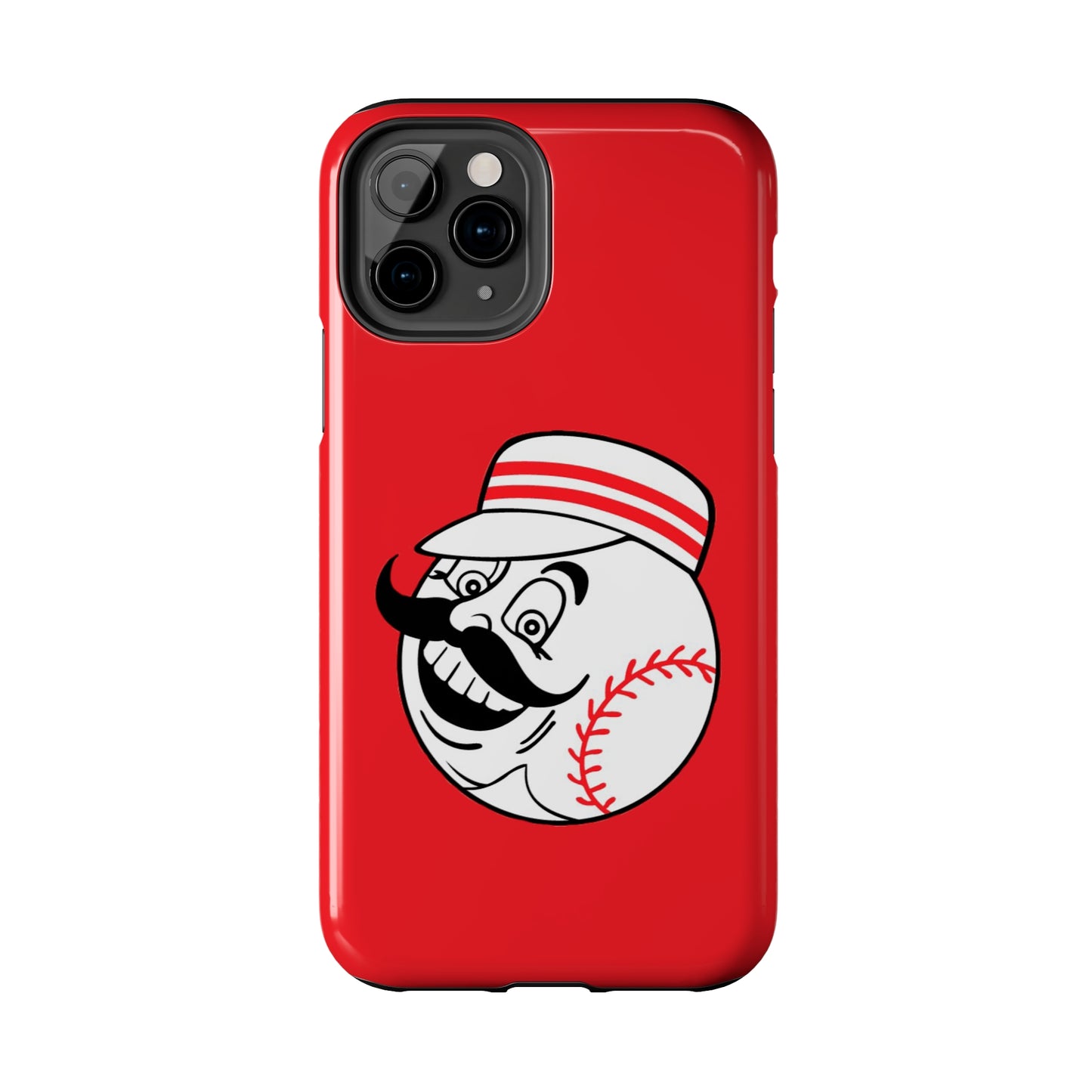 BaseBall Head Tough Phone Cases
