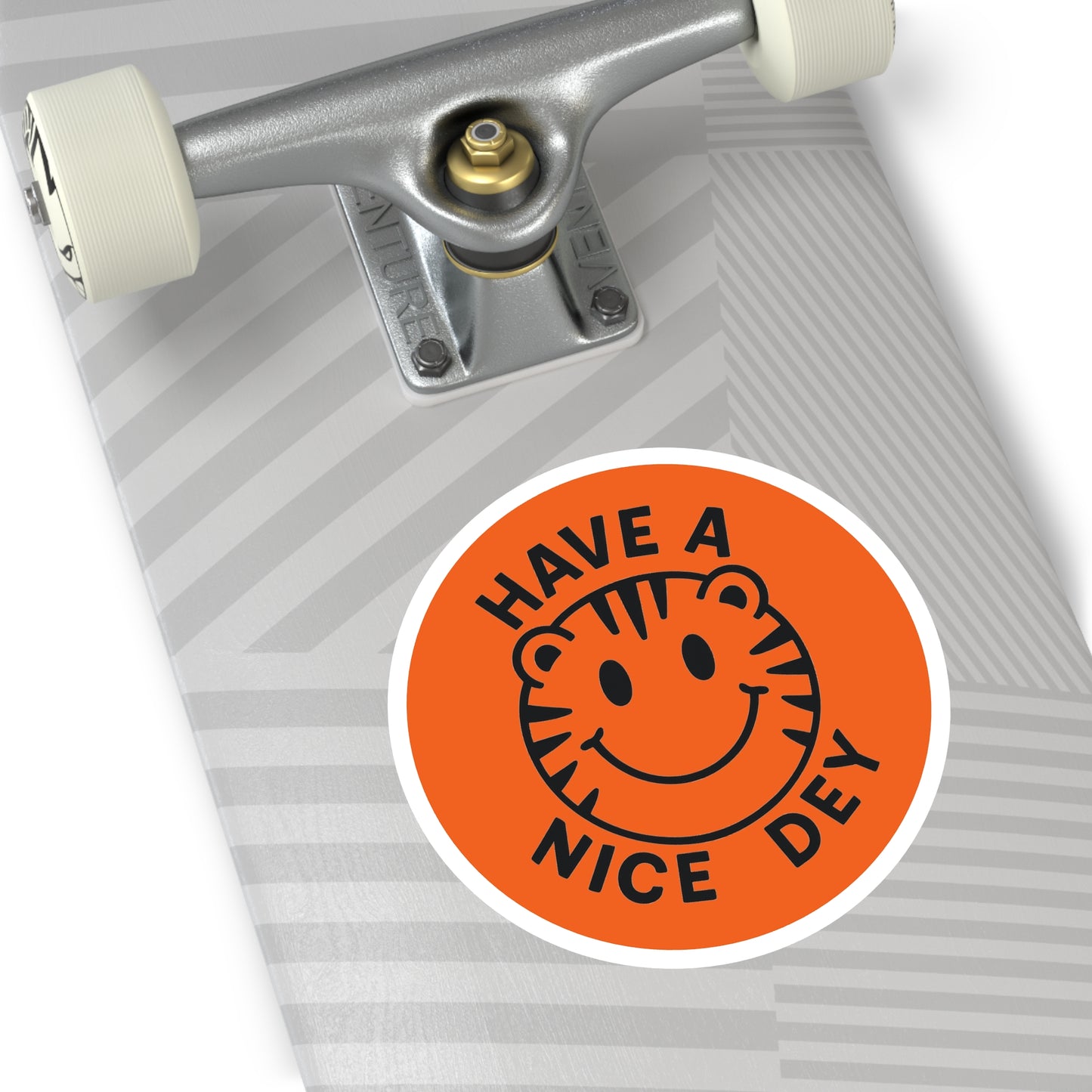"Have a Nice Dey" Round Stickers - Fun, Whimsical Decor for Laptops, Journals, Gifts, Parties, Encouragement