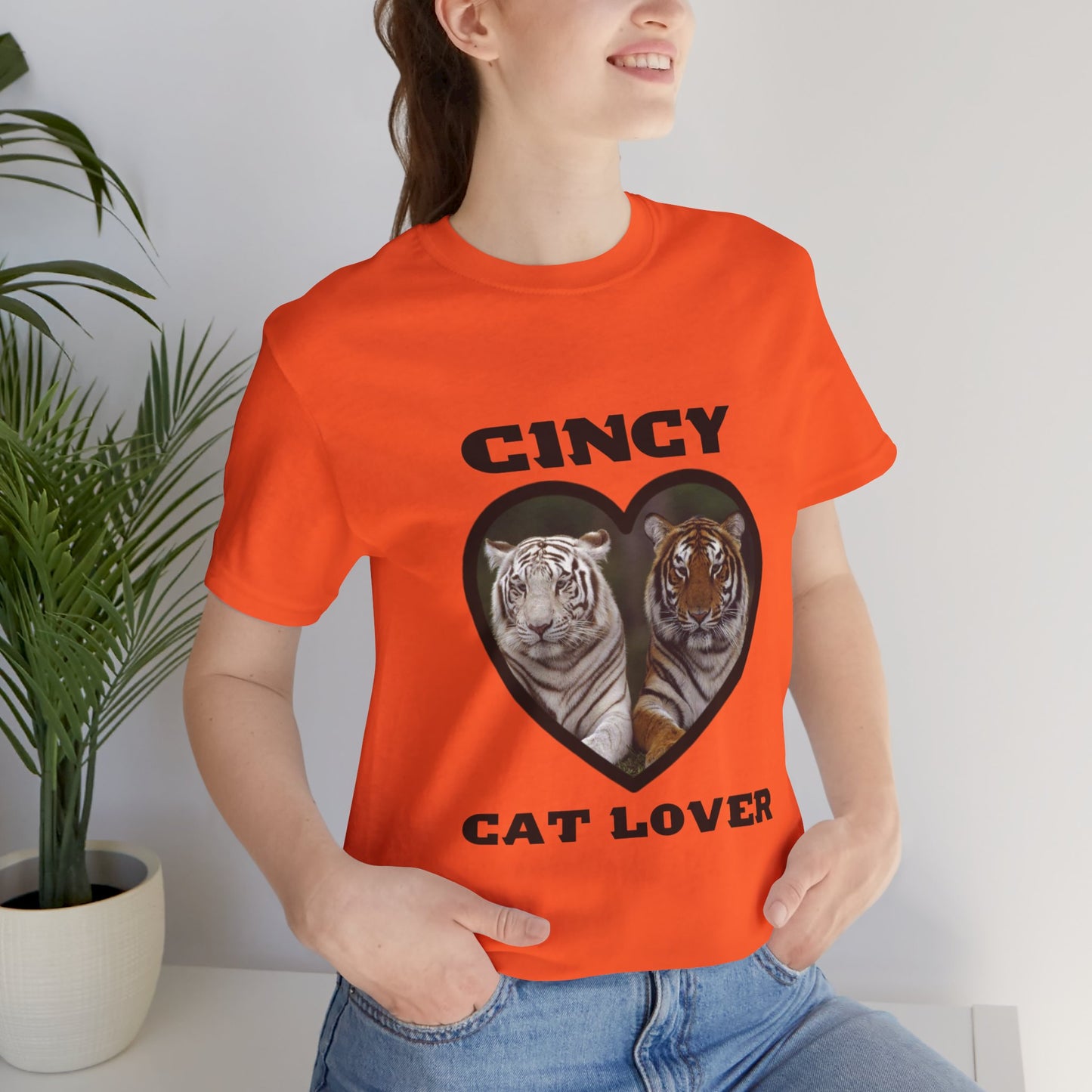 Cincy Cat Lover Unisex Jersey Tee - Perfect for WhoDey Lovers