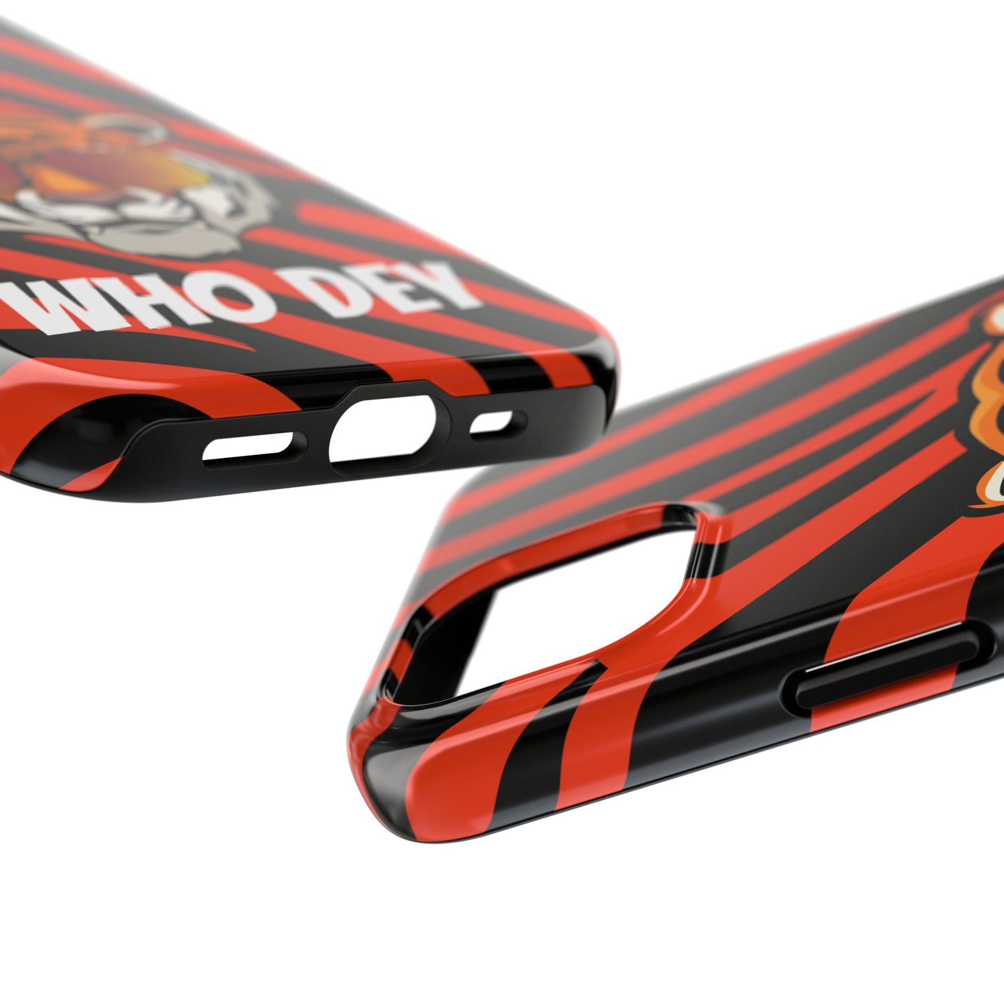 Who Dey Tiger Tough Phone Case