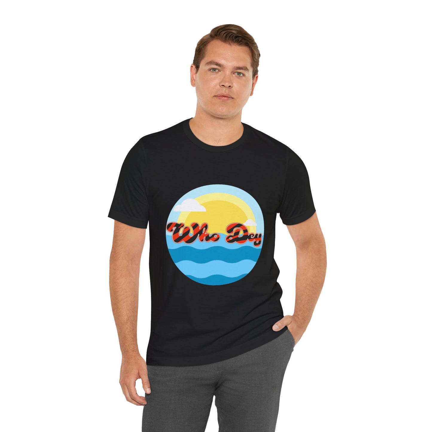 Who Dey Vibes Unisex Jersey Short Sleeve Tee