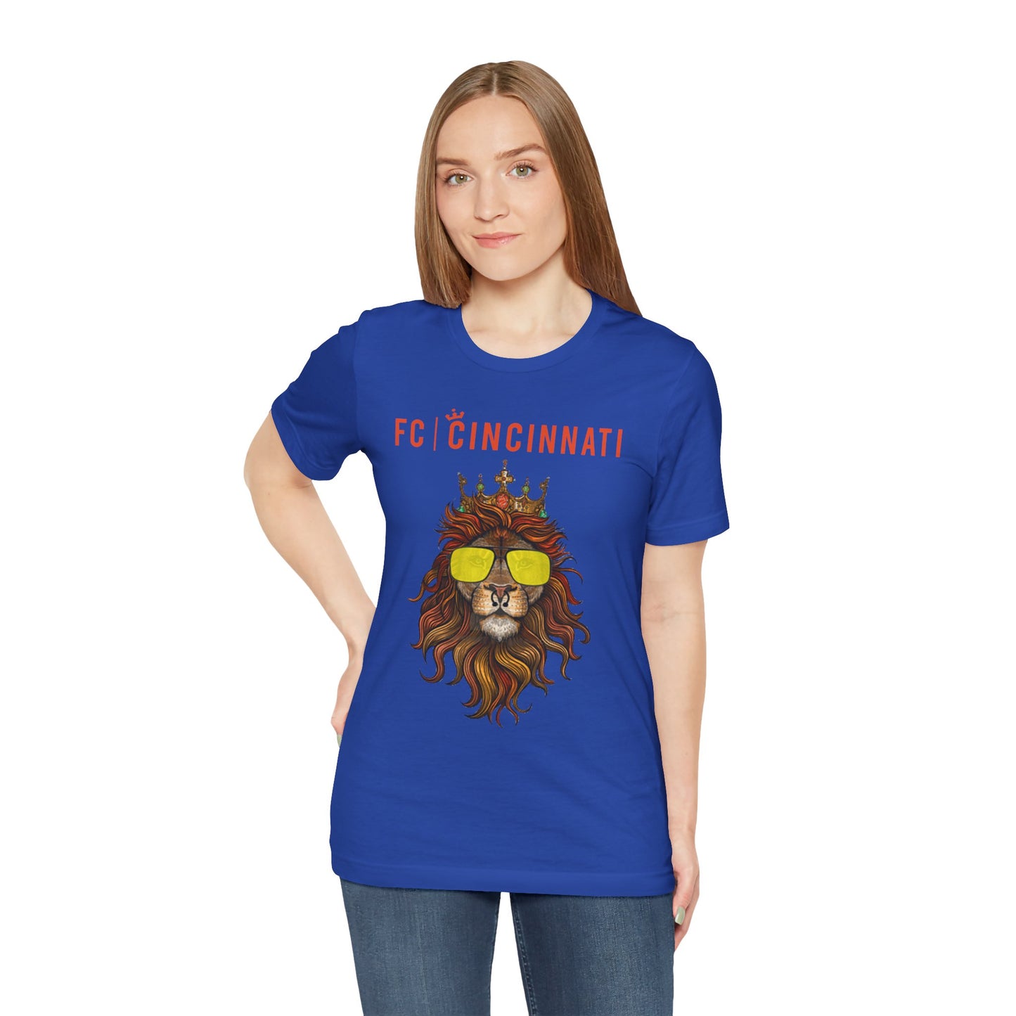 FC Cincinnati Lion Graphic Tee - Unisex Jersey T-Shirt