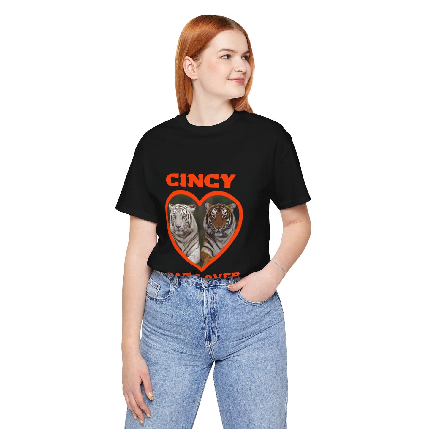 Cincy Cat Lover Unisex Jersey Tee - Perfect for WhoDey Lovers