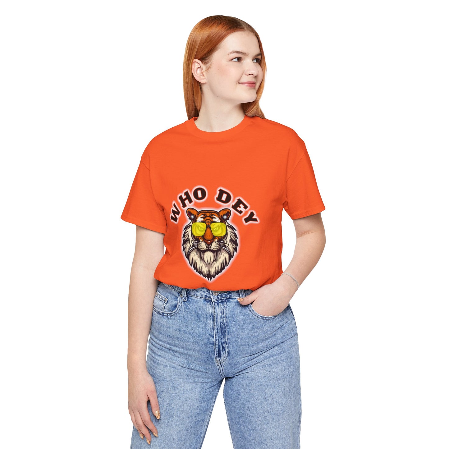 Who Dey CS513 Unisex Jersey Short Sleeve Tee