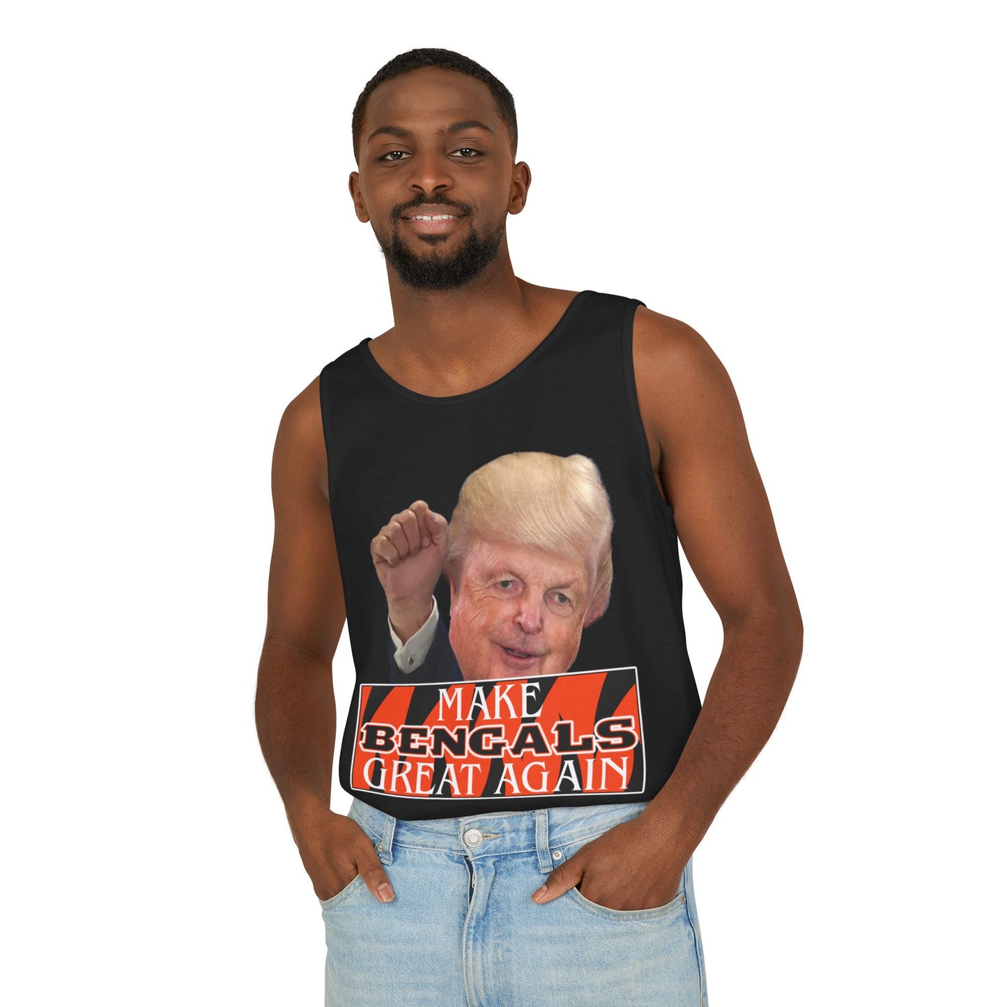 Make Bengals Great Again Tank Top - Unisex Summer Wear, Gift for Sports Fans, Casual Wear, Celebration Attire