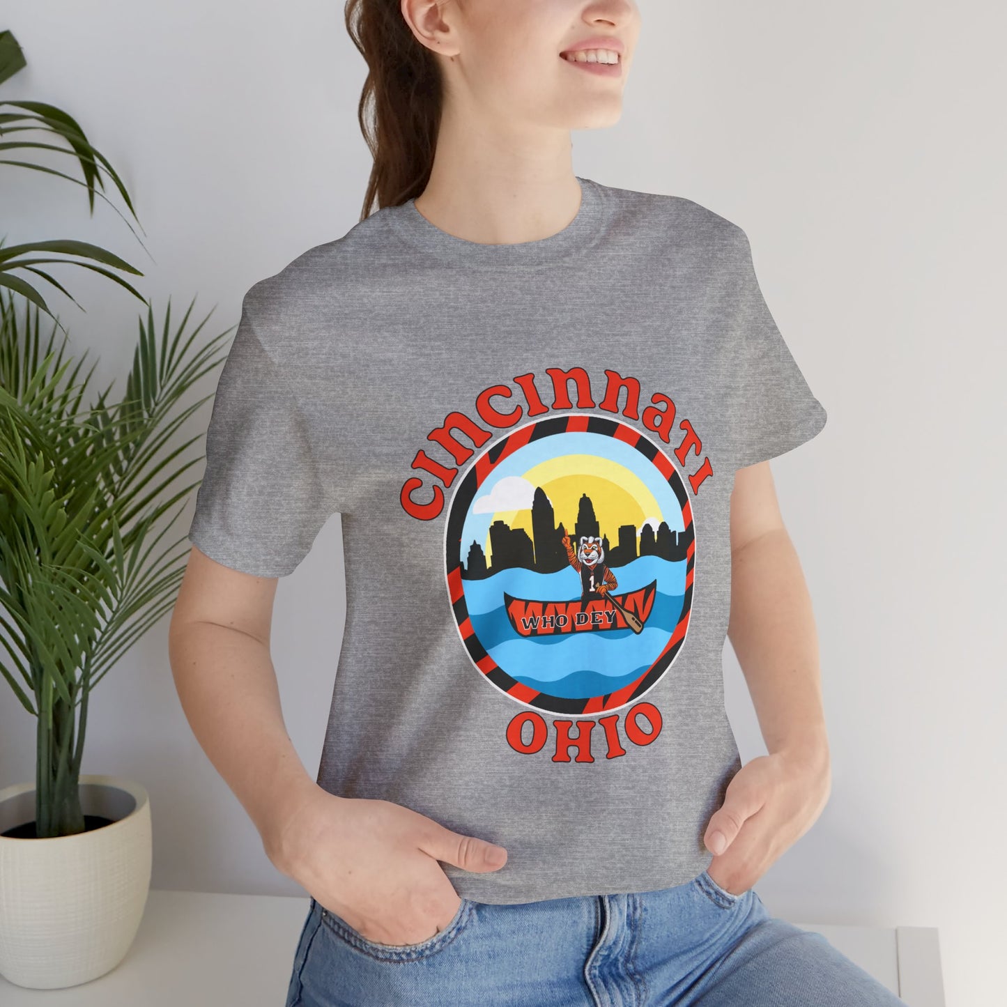 Welcome to Cincinnati Unisex Jersey Short Sleeve Tee
