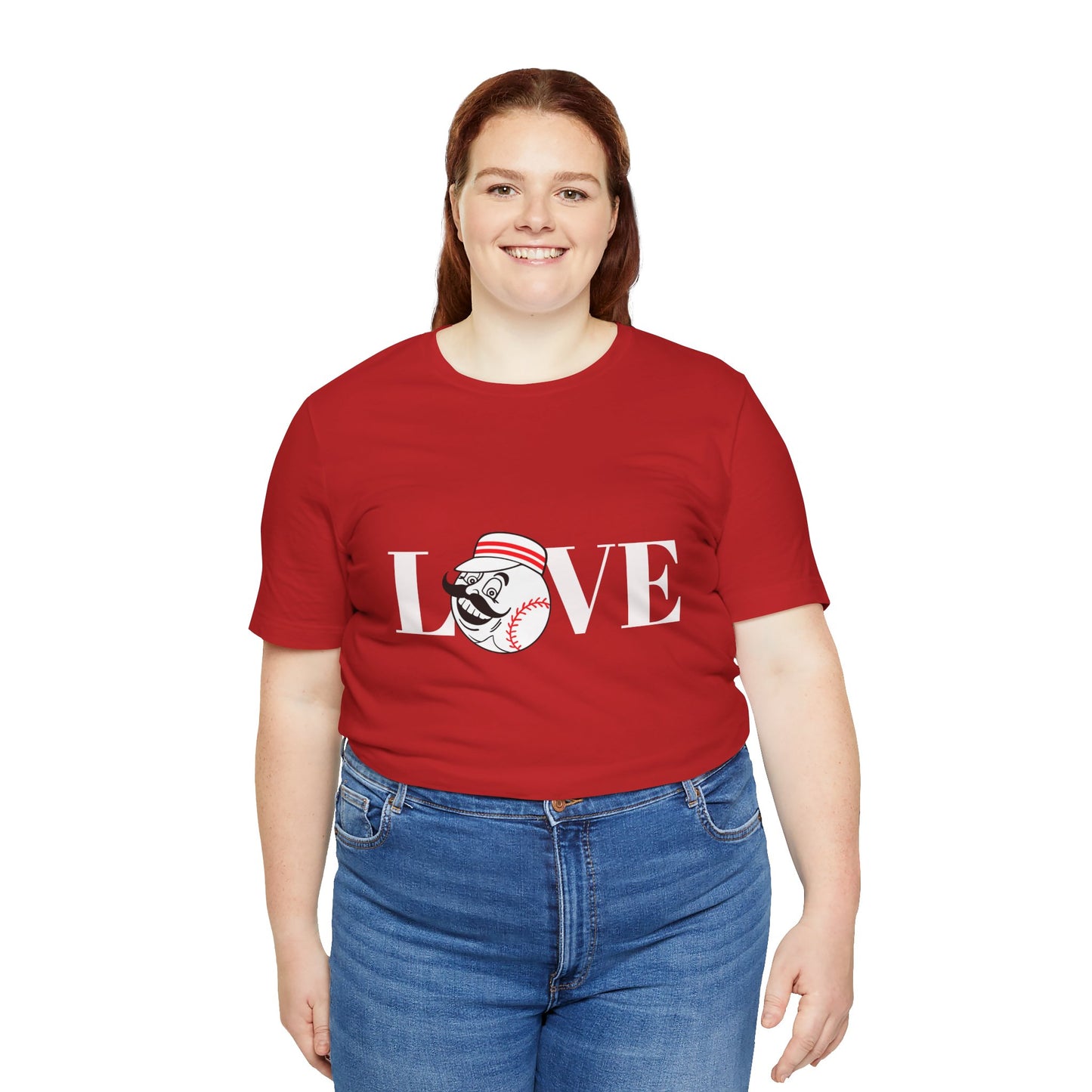Love Baseball Unisex Jersey Tee
